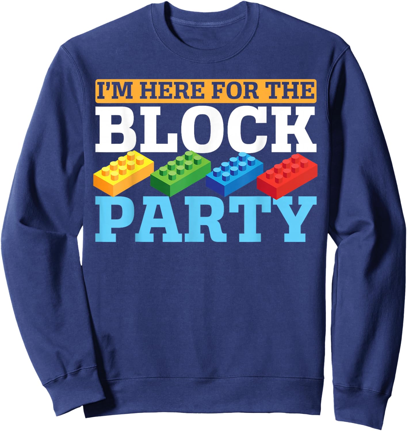 Master Builder Bricks Blocks Play Toys Sweatshirt - Sweatshirt | Navy