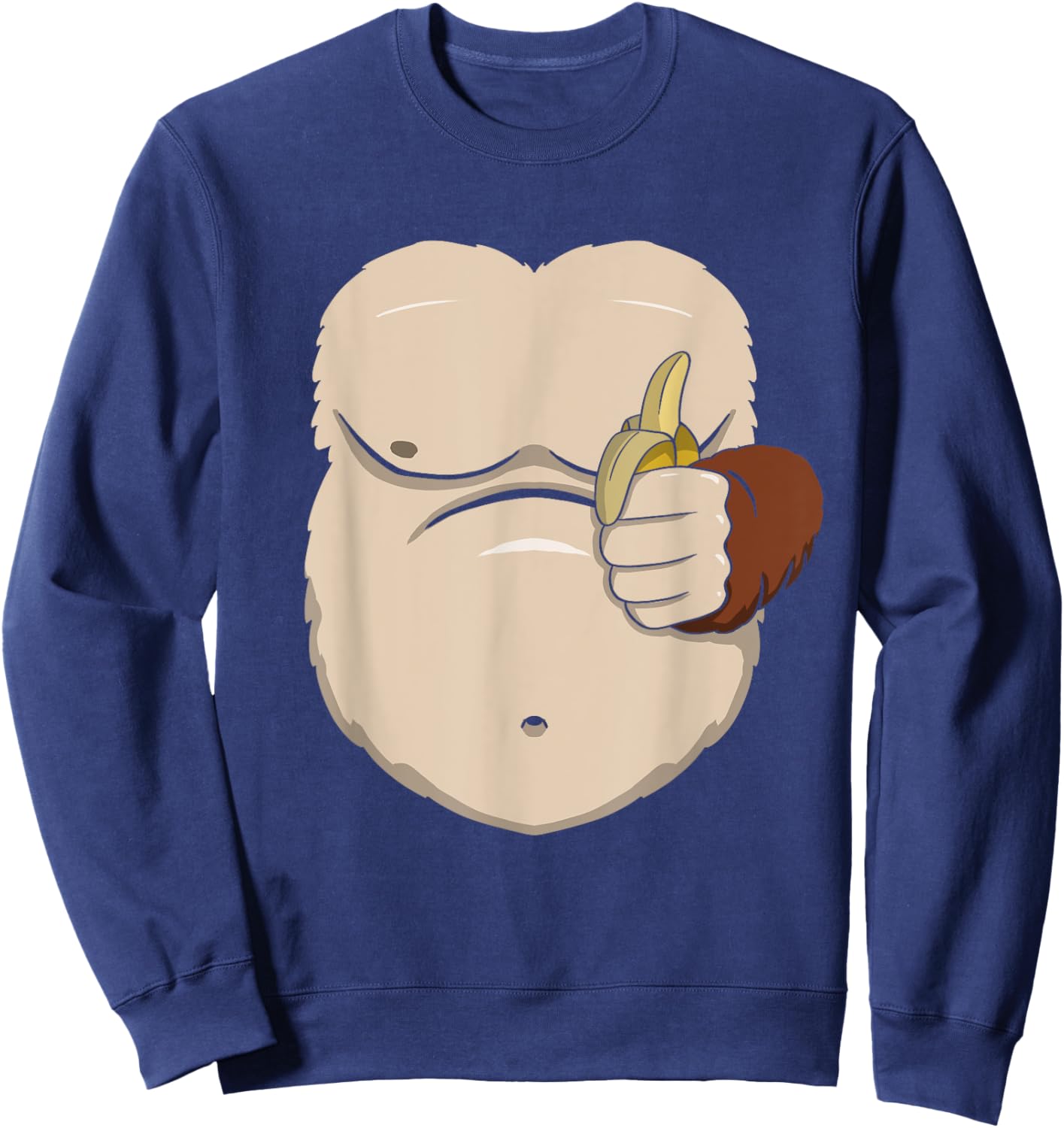 Funny Monkey Shirt , Women, Kids and Toddlers Sweatshirt - Sweatshirt | Navy