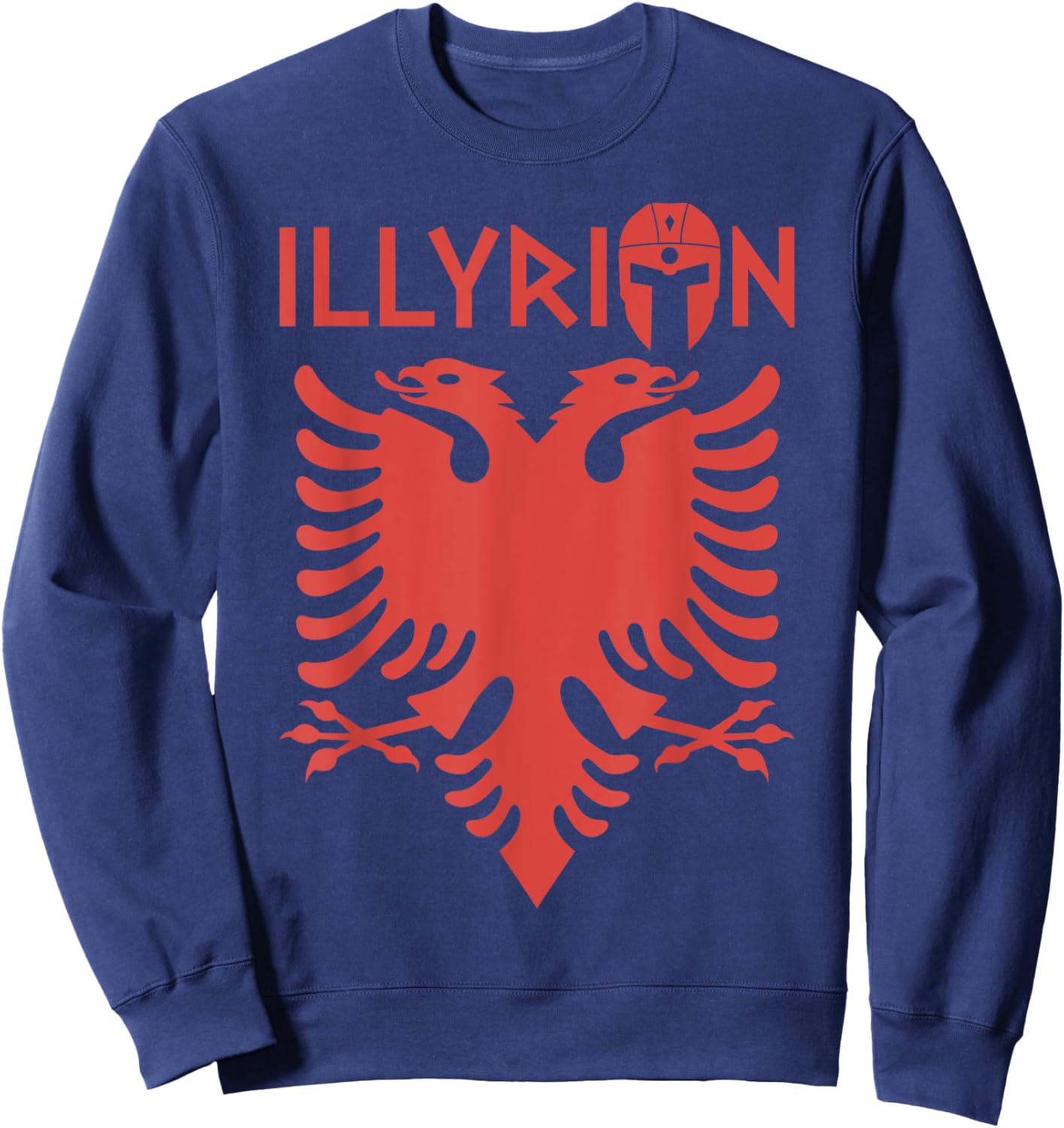 Illyrians Albania Albania Shqipëria Tirana Albanians Sweatshirt - Sweatshirt | Navy
