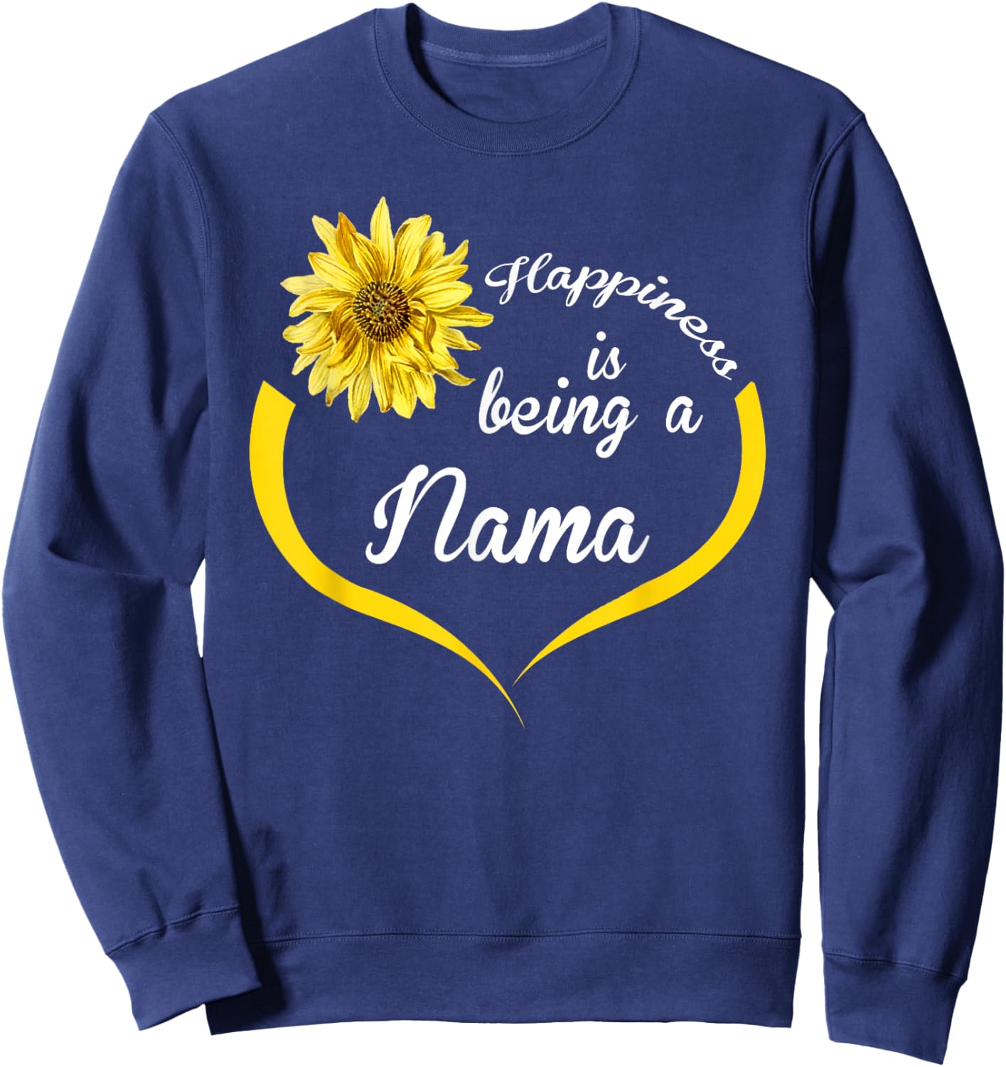 Nama Gift: Happiness Is Being A Nama Sweatshirt - Sweatshirt | Navy