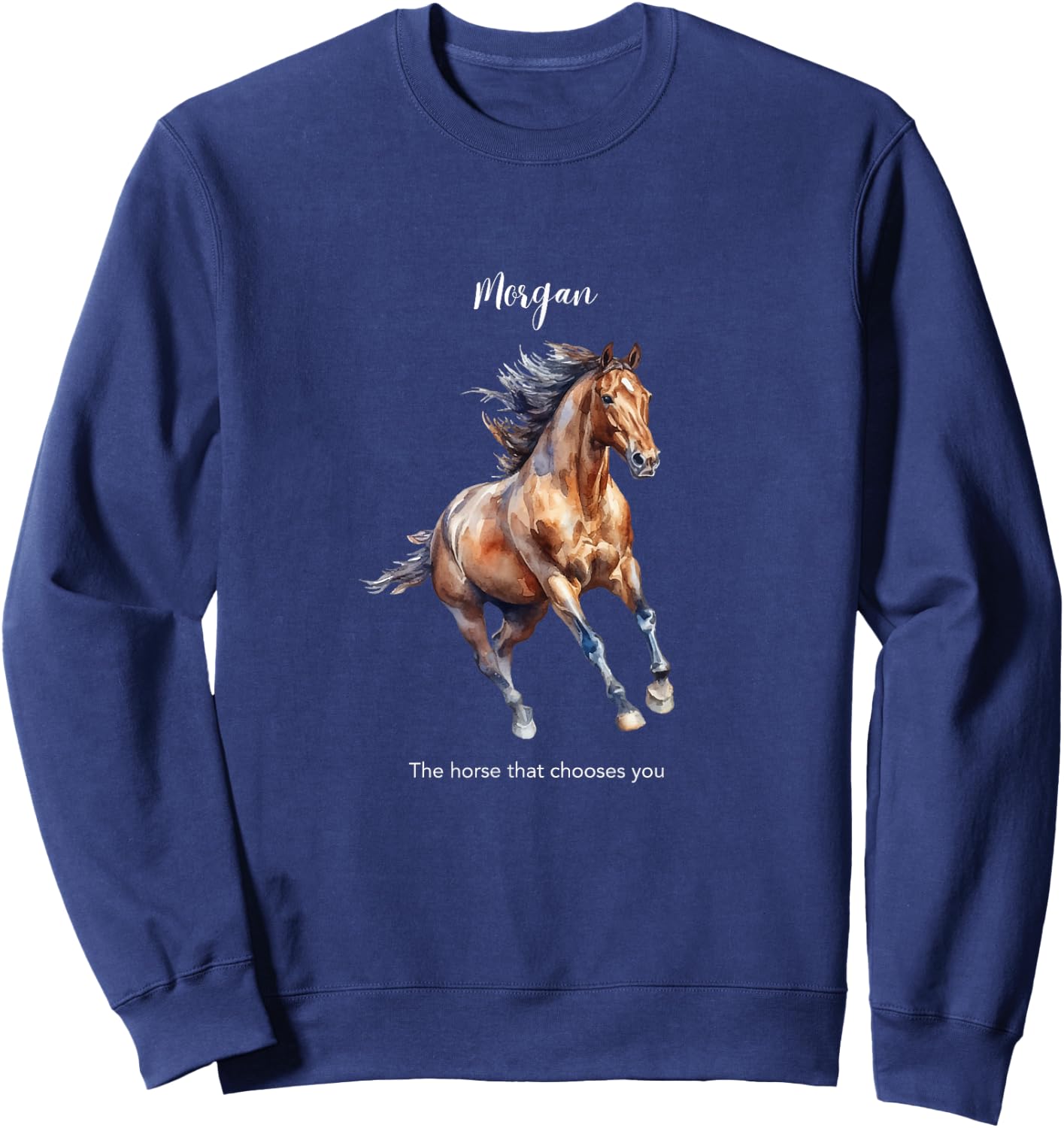 Morgan Horse Sweatshirt - Sweatshirt | Navy