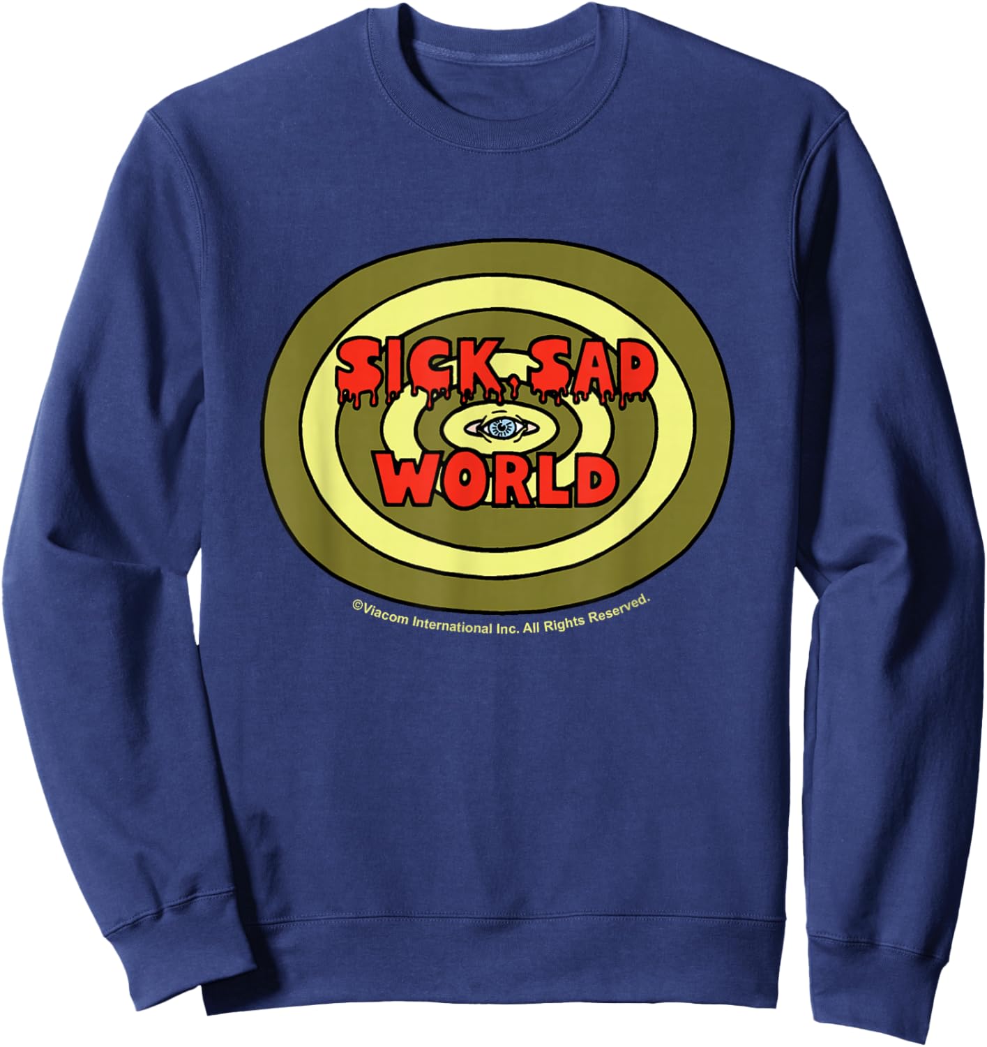 Daria - Sick Sad World Sweatshirt - Sweatshirt | Navy