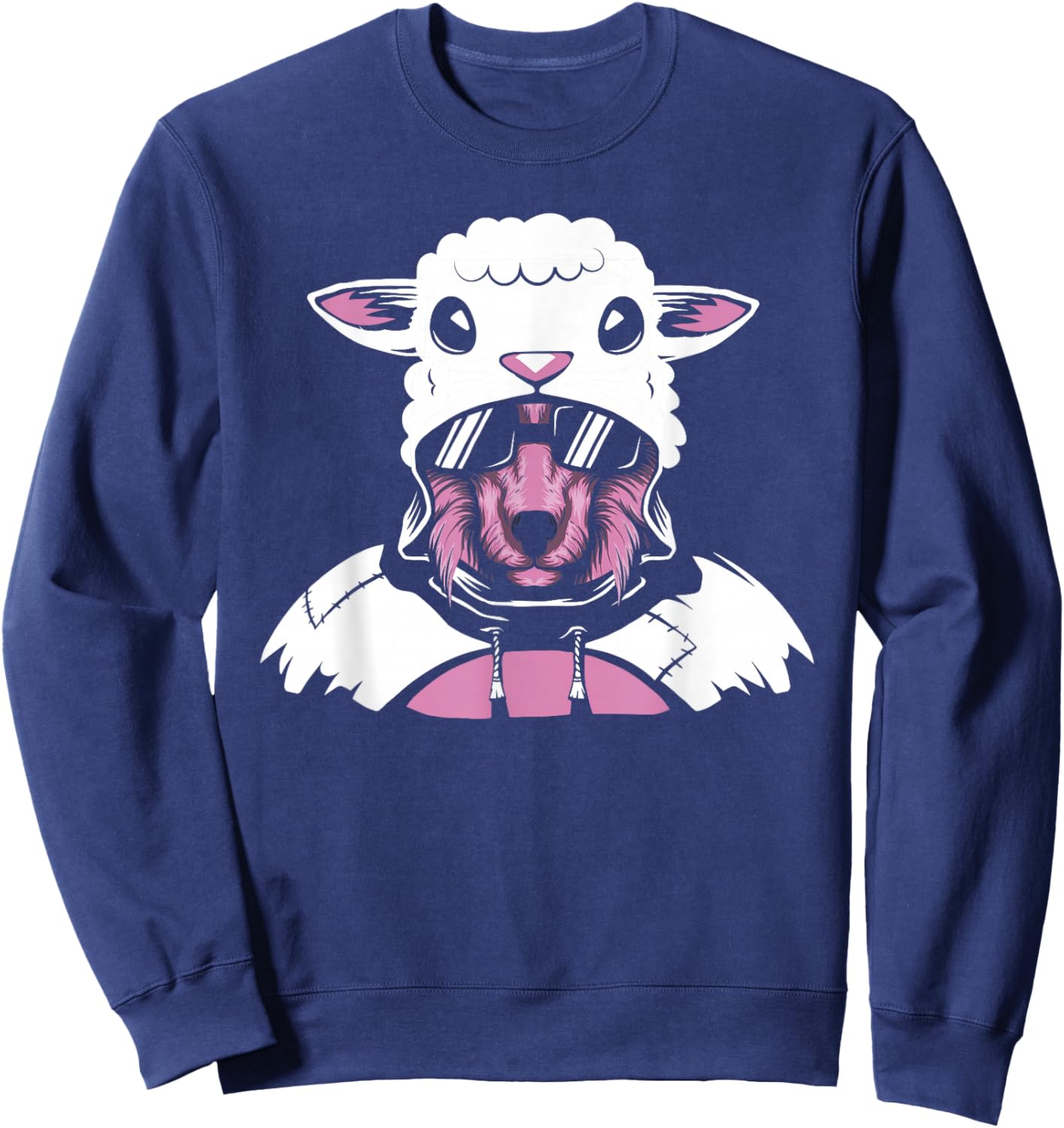 Wolf in sheep's fur Sweatshirt - Sweatshirt | Navy