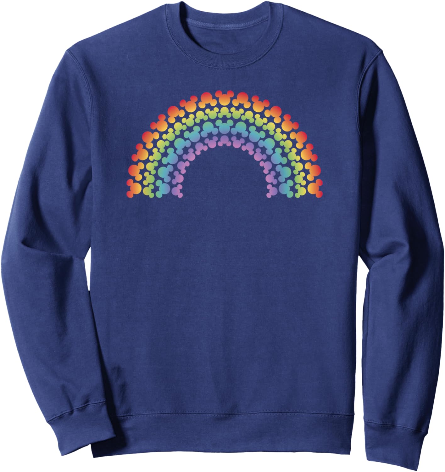 Disney Mickey and Friends Mickey Silhouette Rainbow Sweatshirt - Sweatshirt | Navy