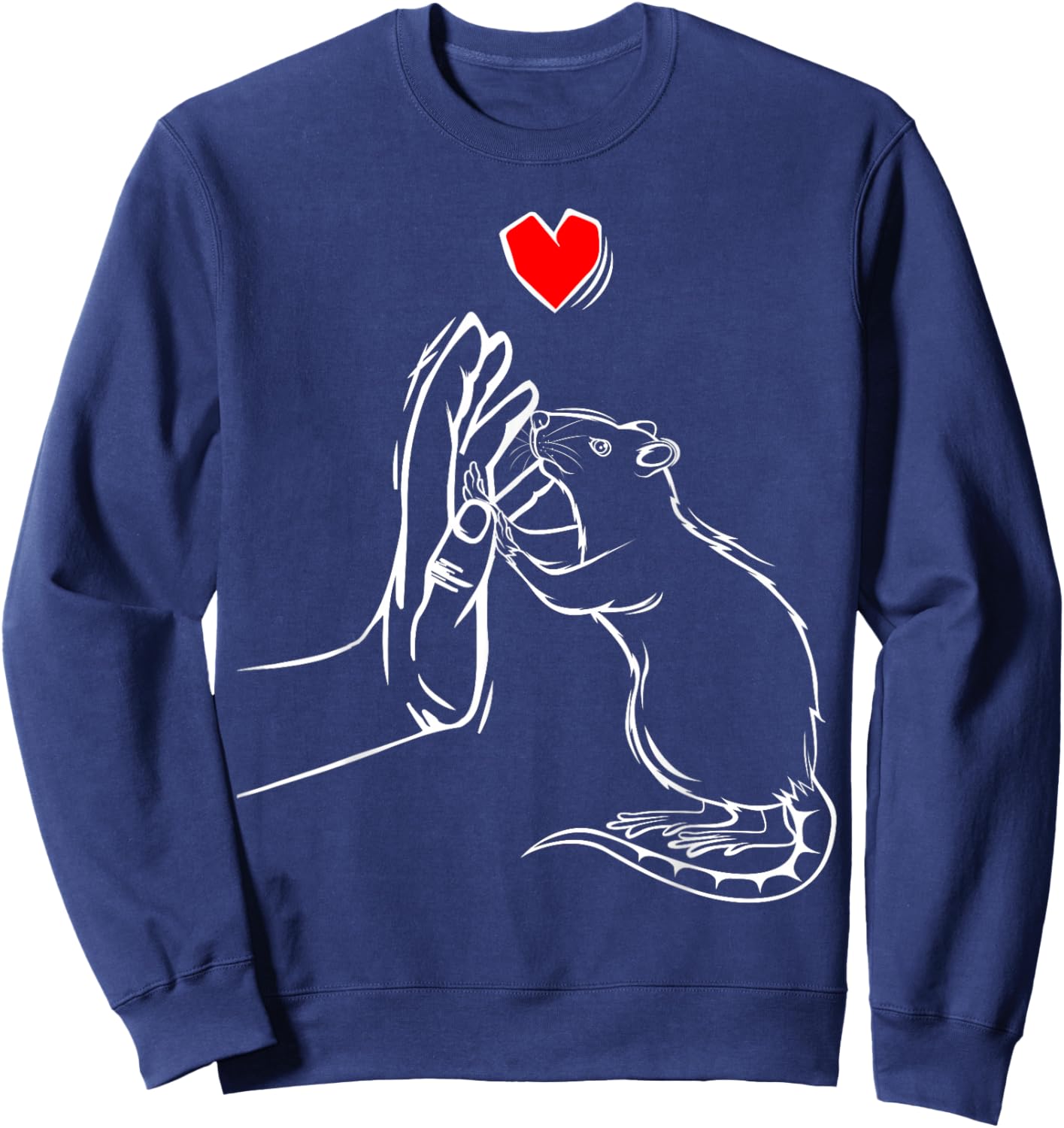 Rats House Rat Kids Girls Boys Sweatshirt - Sweatshirt | Navy