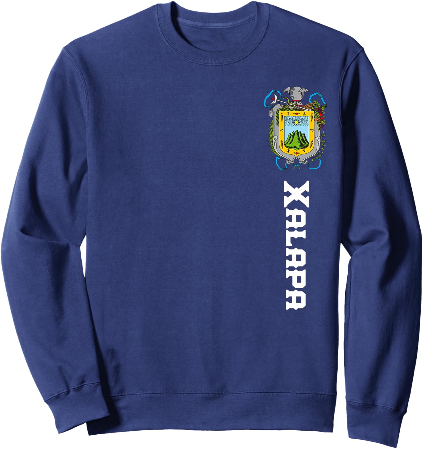 Xalapa De Veracruz Mexico Camisa Sweatshirt - Sweatshirt | Navy