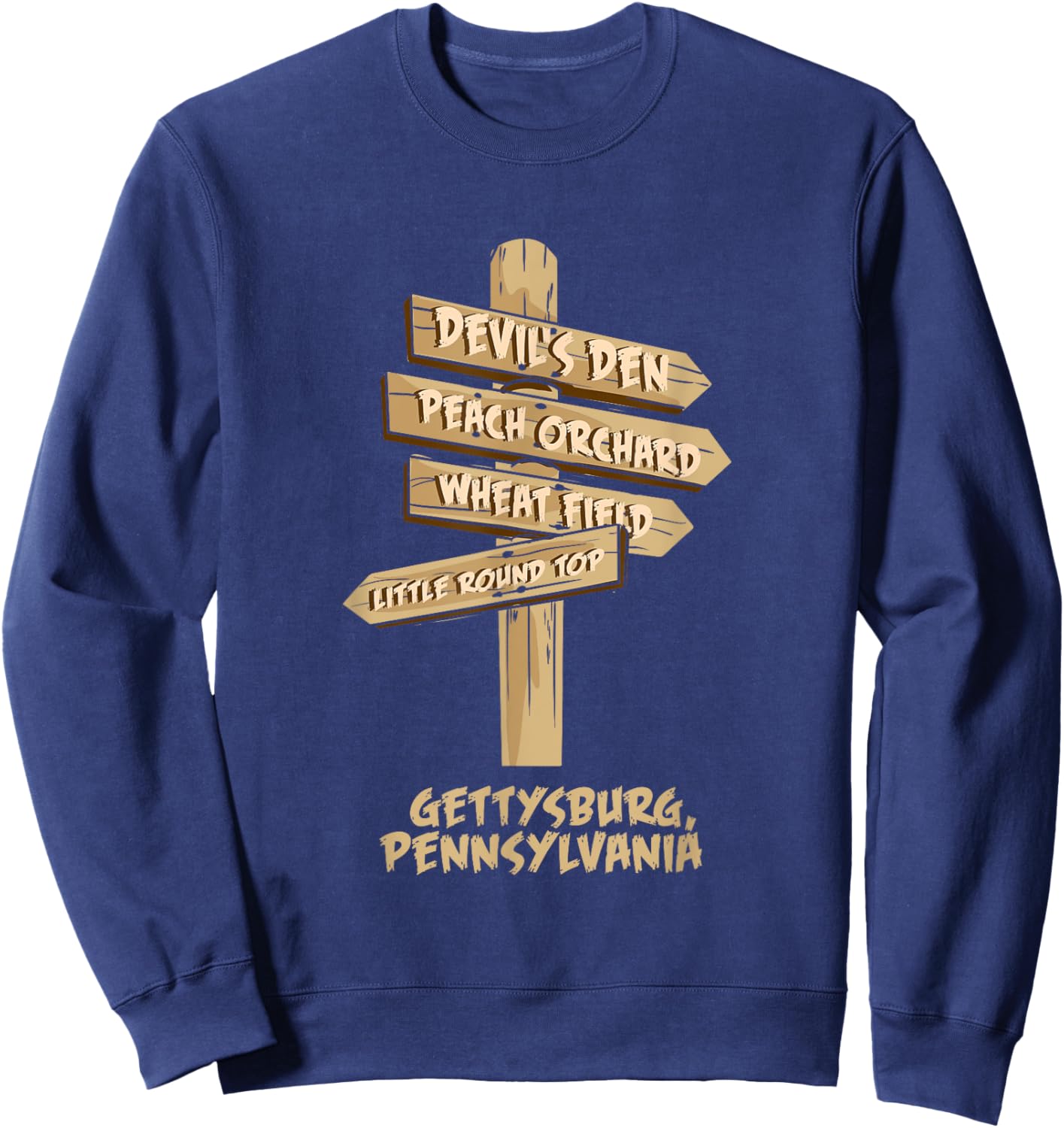 Gettysburg Pennsylvania American civil war - US History Sweatshirt - Sweatshirt | Navy