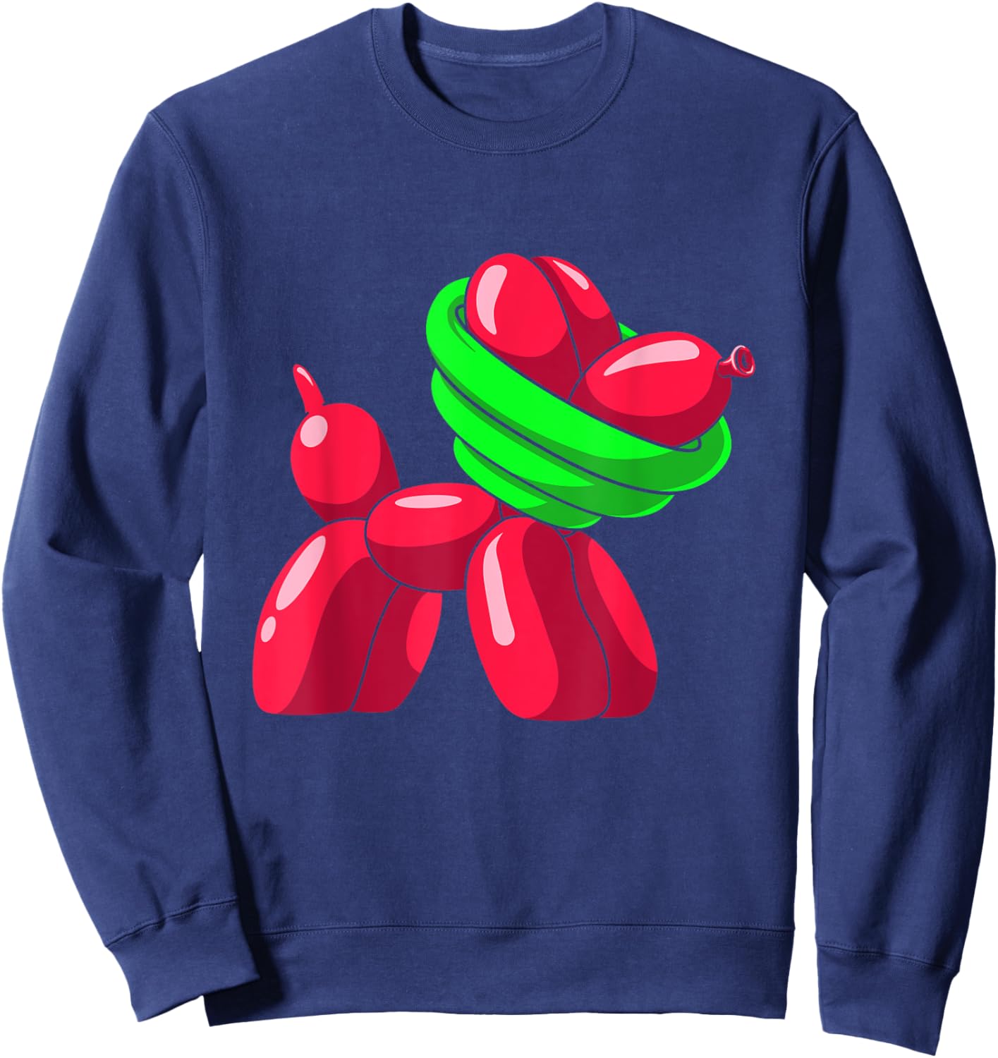 Twister Clothing Animal Balloon Dog Balloon Artist Dog Lover Sweatshirt - Sweatshirt | Navy