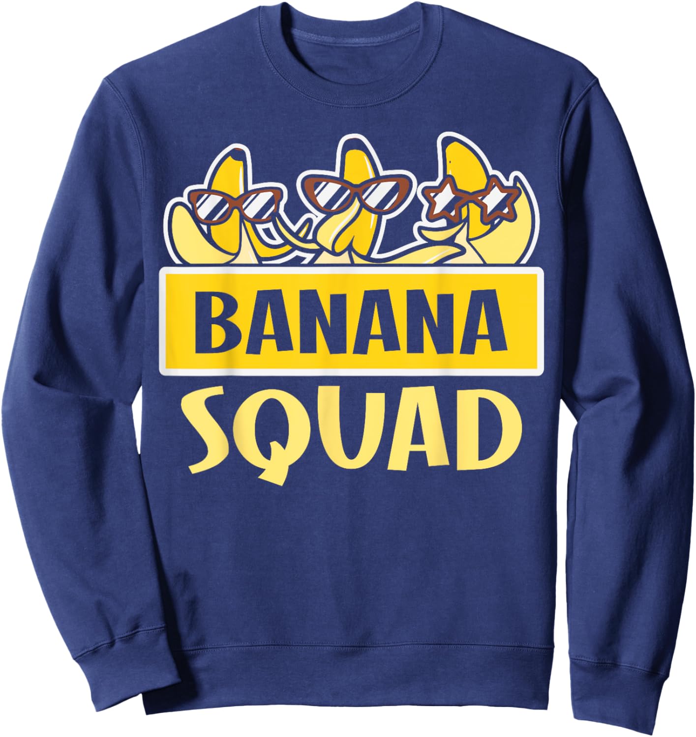 Funny Banana Squad Shirt That’s Bananas Halloween Costume Sweatshirt - Sweatshirt | Navy