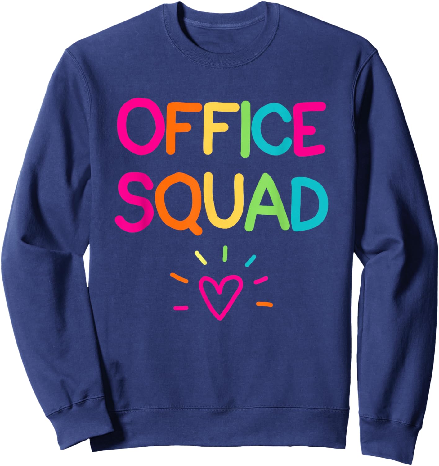 Office Squad Administrative Assistant School Secretary Sweatshirt - Sweatshirt | Navy