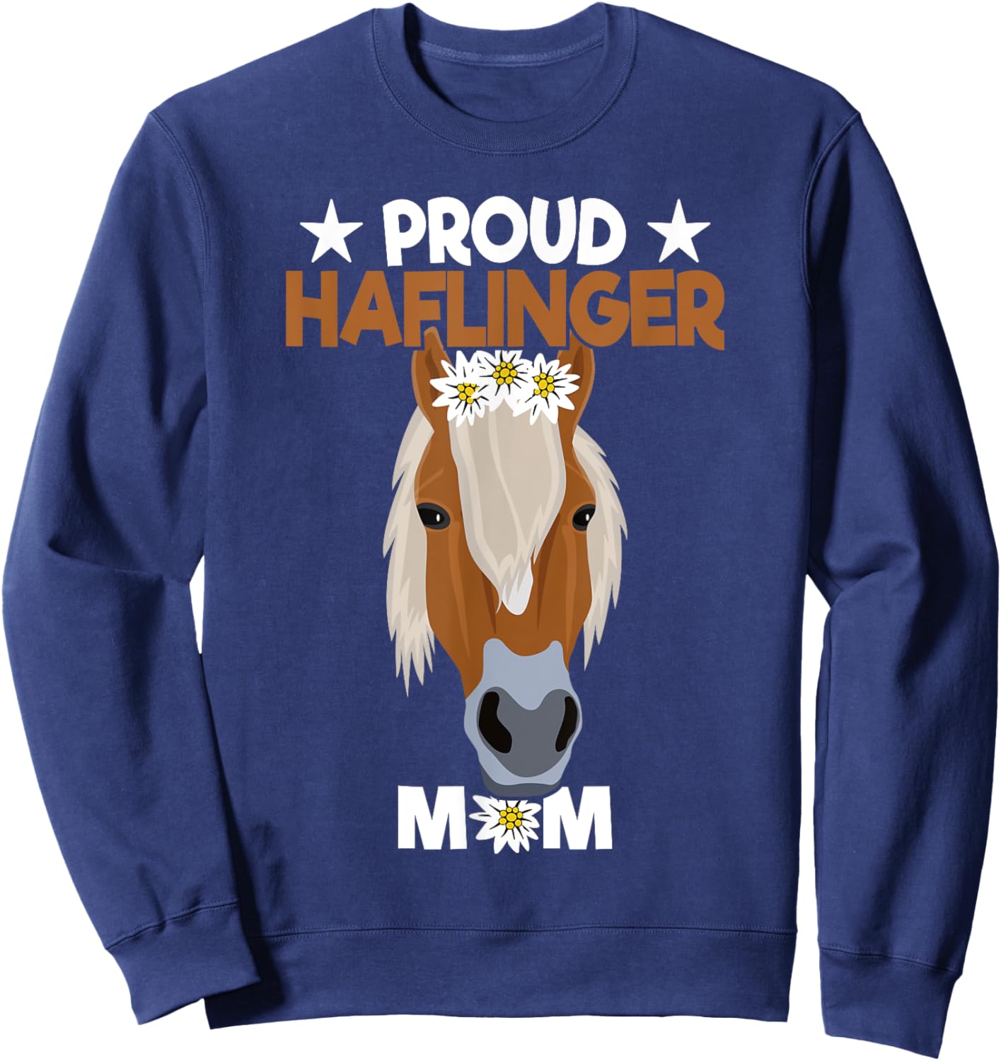 Proud Haflinger Mom - Haflinger Sweatshirt - Sweatshirt | Navy