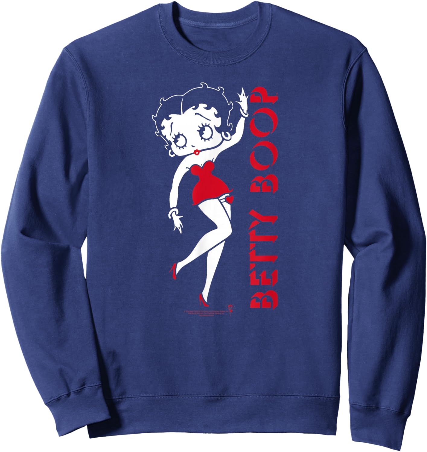 Betty Boop Classic Pose Sweatshirt - Sweatshirt | Navy