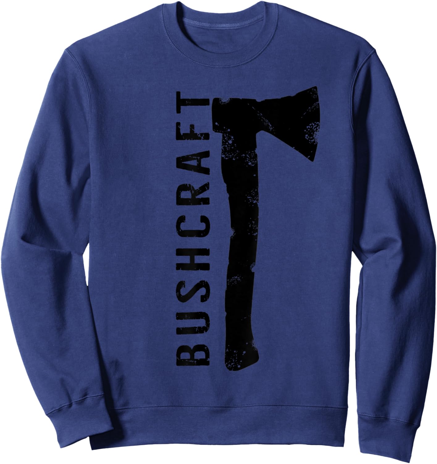 Bushcraft camping gift Sweatshirt - Sweatshirt | Navy