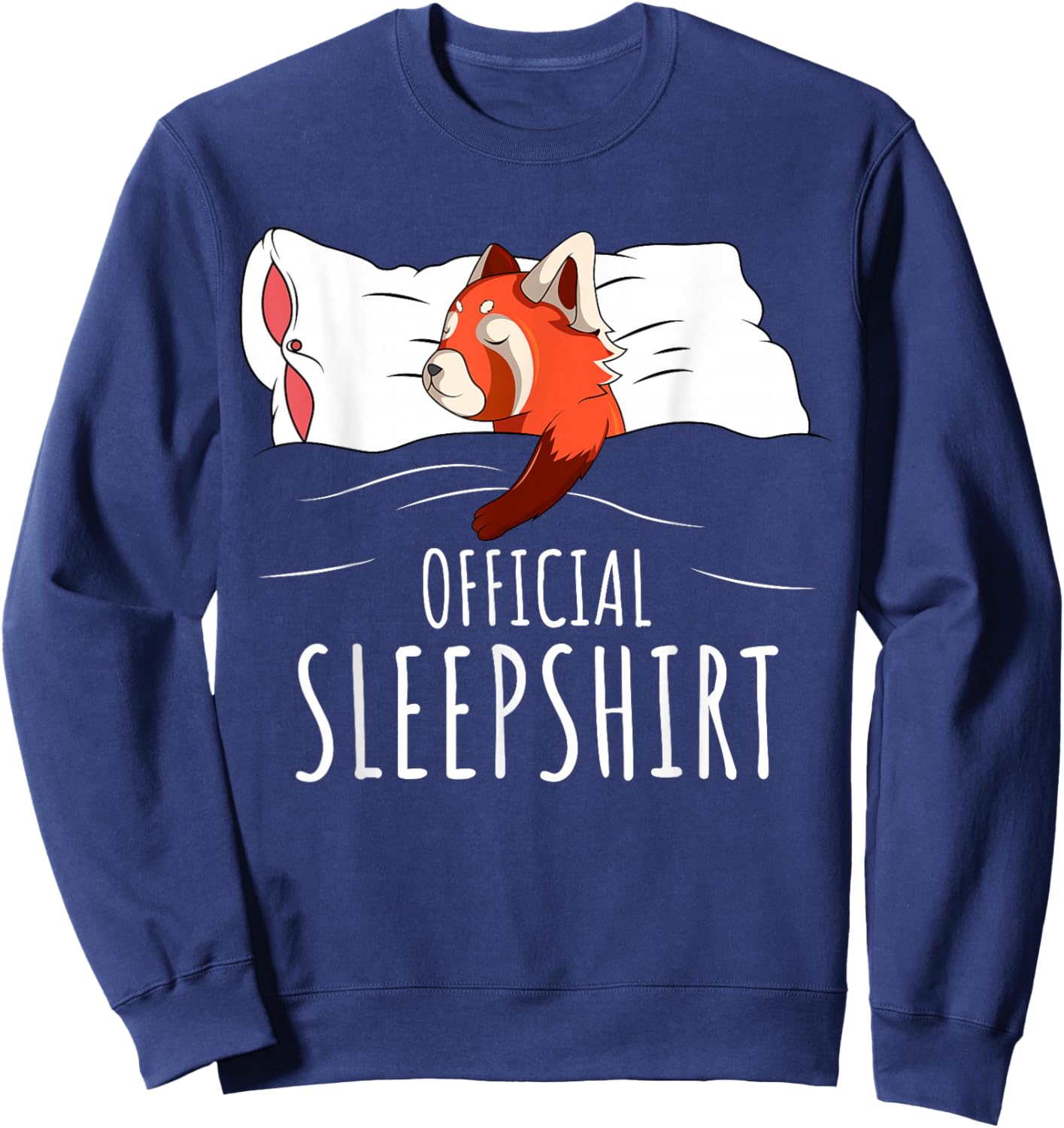 Red Panda Official Sleepshirt Sweatshirt - Sweatshirt | Navy