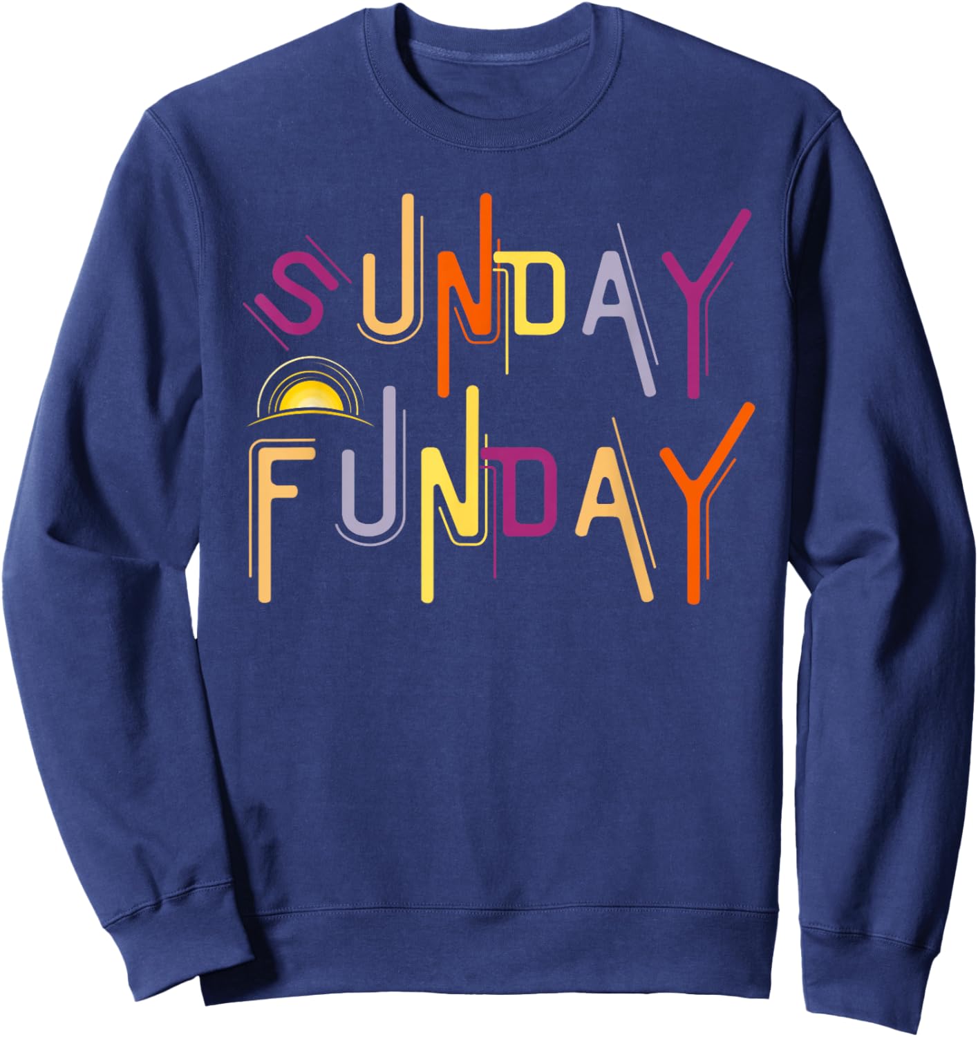 Sunday Funday - Funny Drinking Sweatshirt - Sweatshirt | Navy
