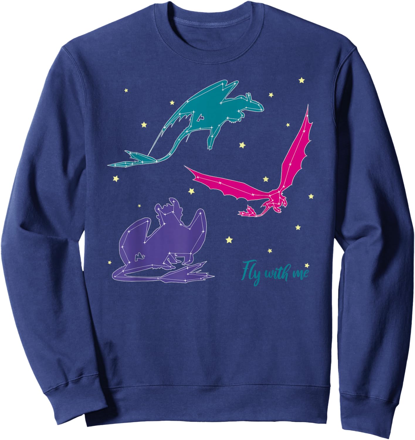 DreamWorks How to Train Your Dragon 3 Fly With Me Sweatshirt - Sweatshirt | Navy