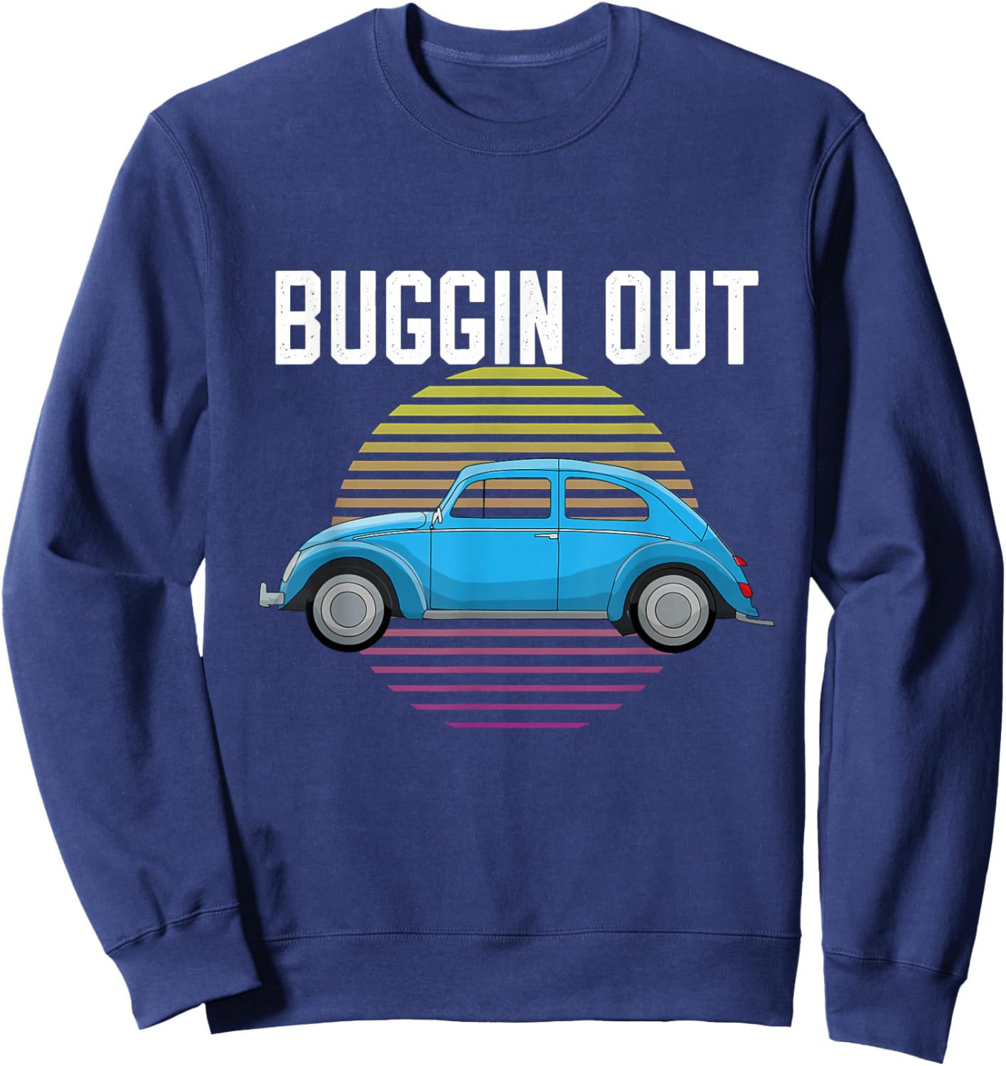 Buggin Out Car Sweatshirt - Sweatshirt | Navy