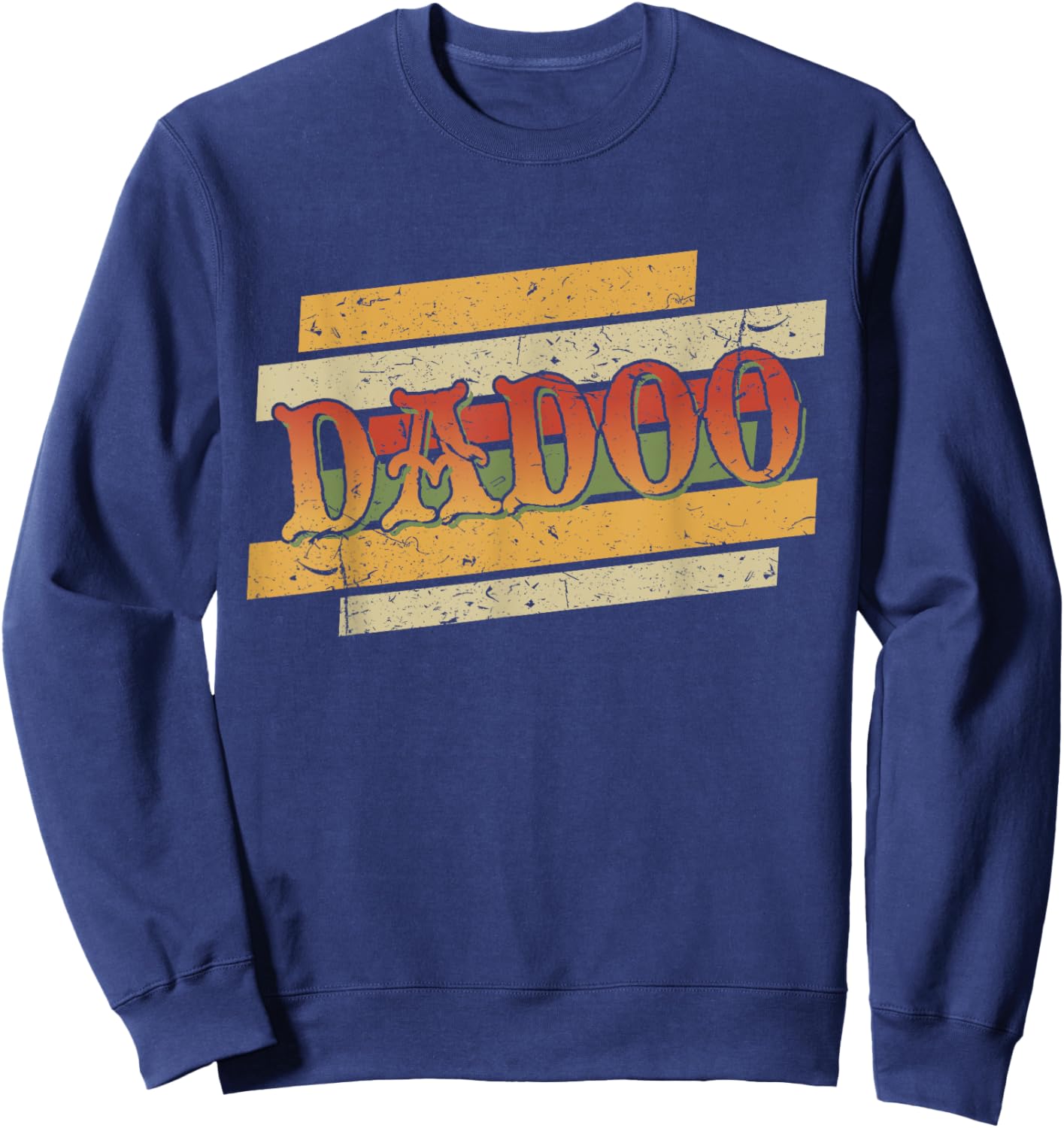 Funny DADOO Retro Vintage Stepdad Stepfather Sweatshirt - Sweatshirt | Navy