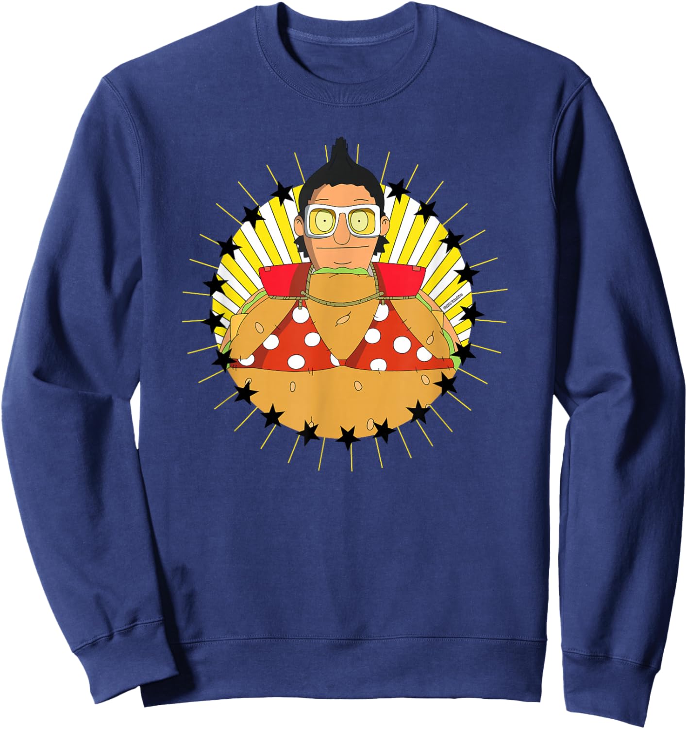 The Bob’s Burgers Movie Gene Belcher Sweatshirt - Sweatshirt | Navy