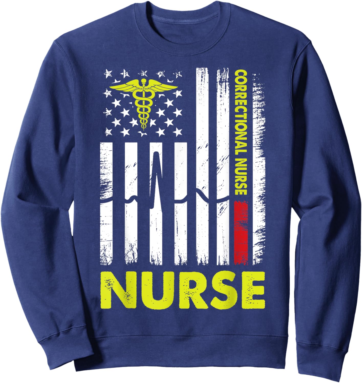 Correctional Nurse Sweatshirt - Sweatshirt | Navy