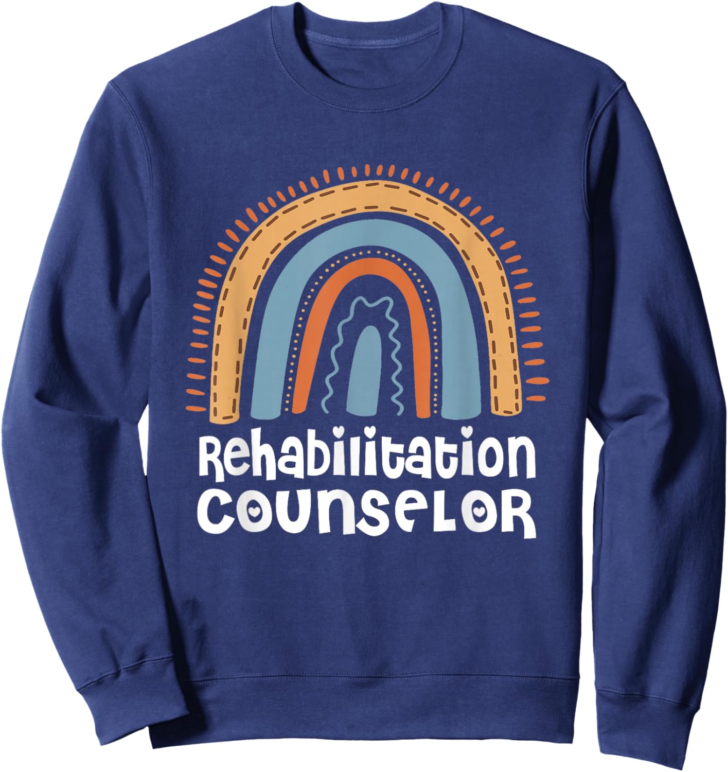 Funny Vintage - Rehabilitation Counselor Sweatshirt - Sweatshirt | Navy