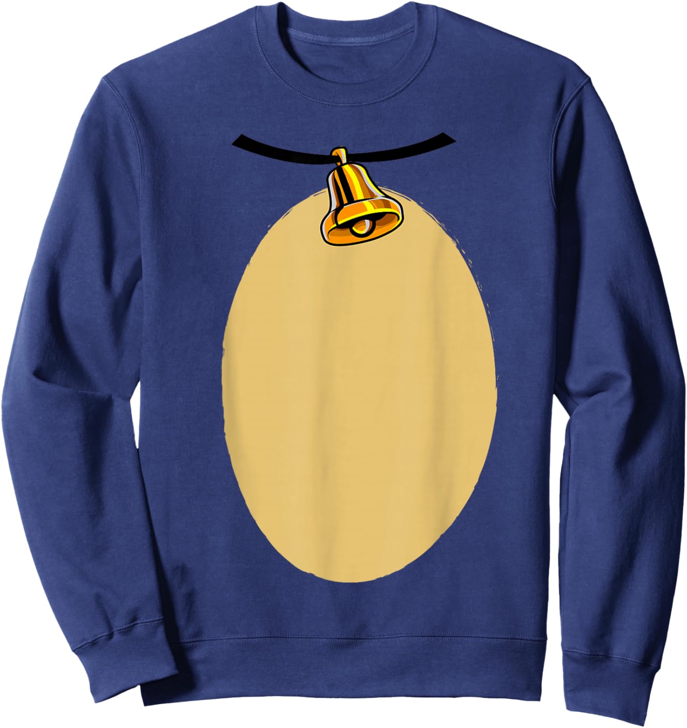Reindeer Belly Costume Christmas Deer DIY Women Men Kids Sweatshirt - Sweatshirt | Navy