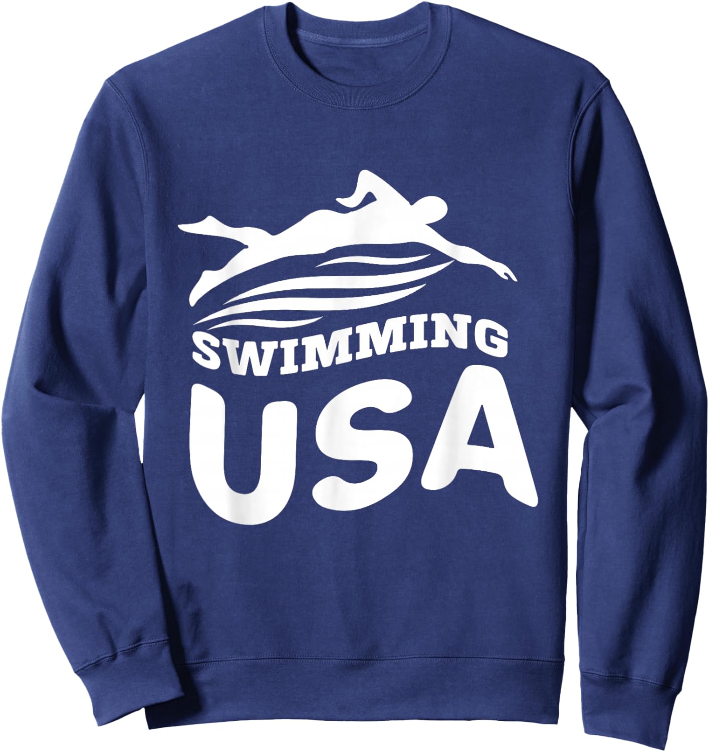 USA Swimming American Team Sport Athlete Support Sweatshirt - Sweatshirt | Navy