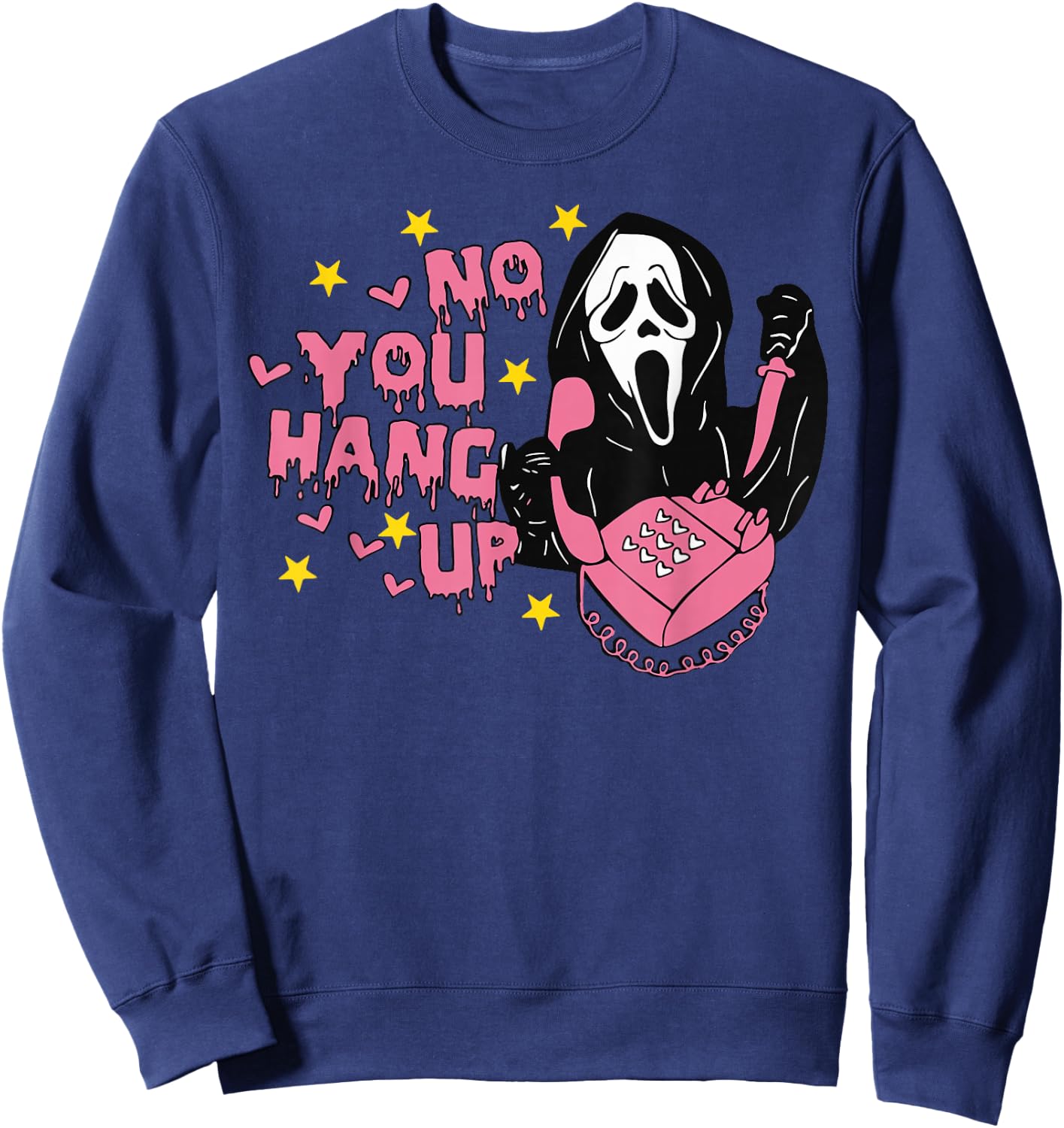 No You Hang Up Sweatshirt - Sweatshirt | Navy