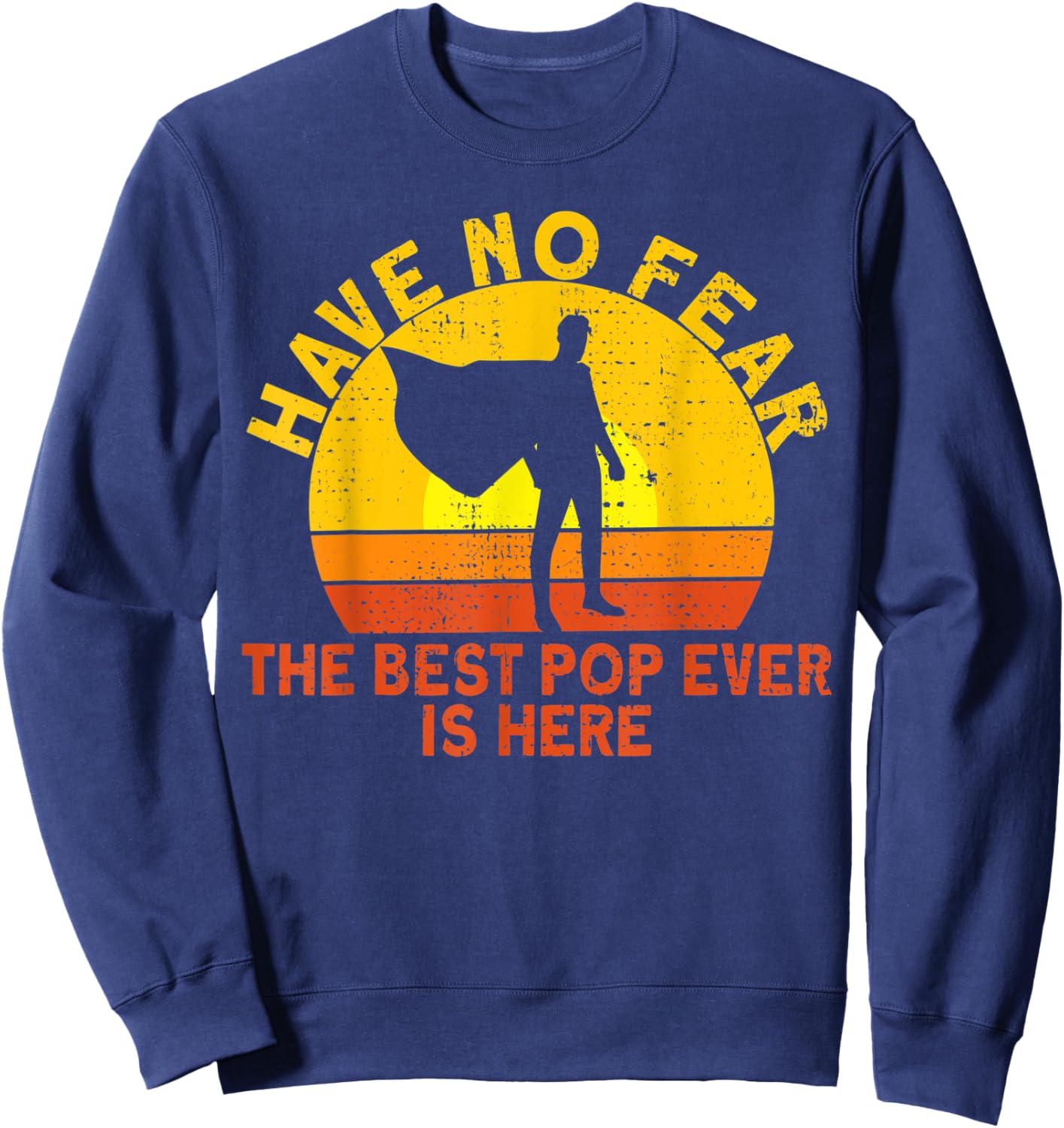 Best pop ever superhero Sweatshirt - Sweatshirt | Navy