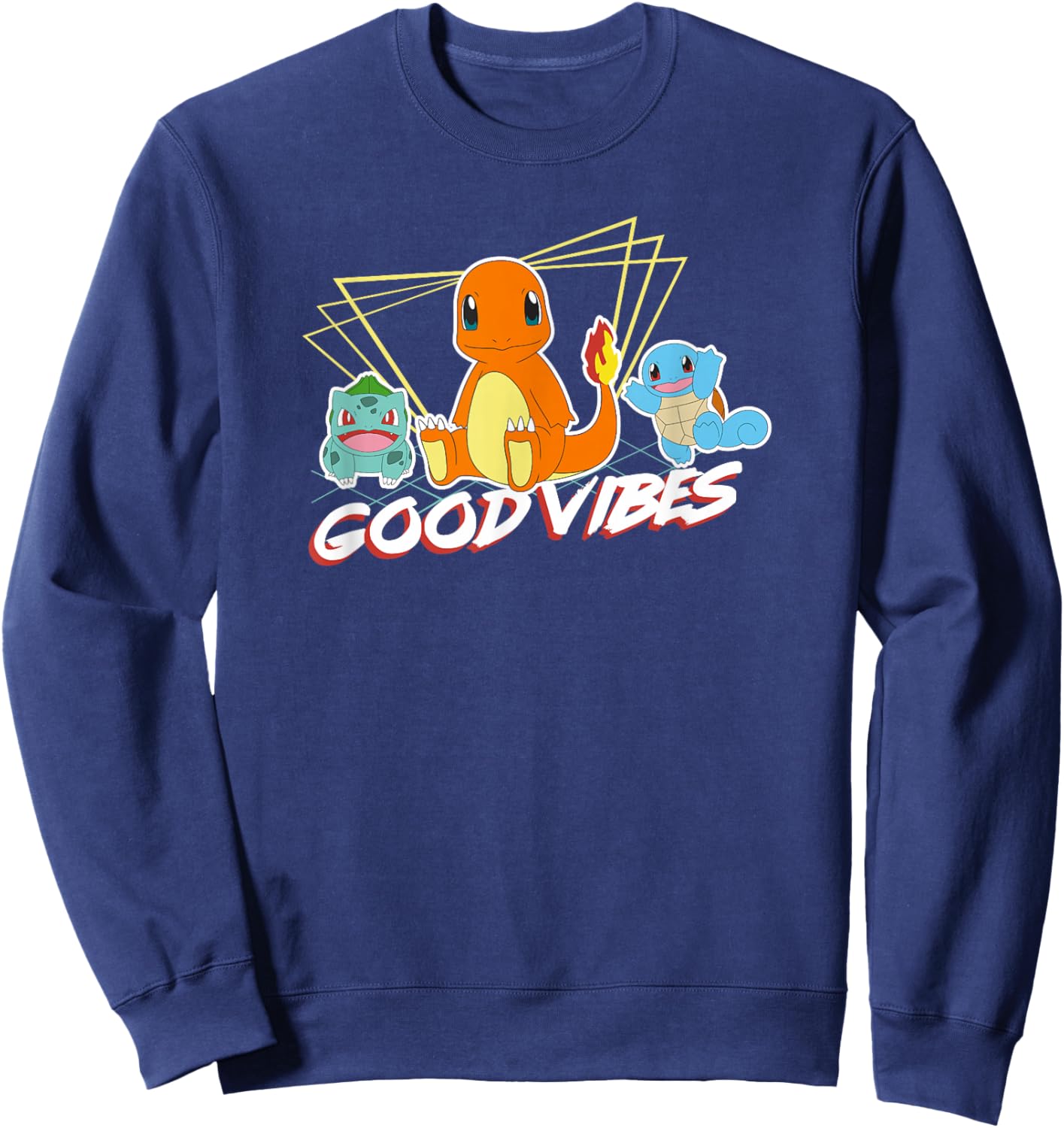 Pokémon Group Shot Kanto Good Vibes Sweatshirt - Sweatshirt | Navy