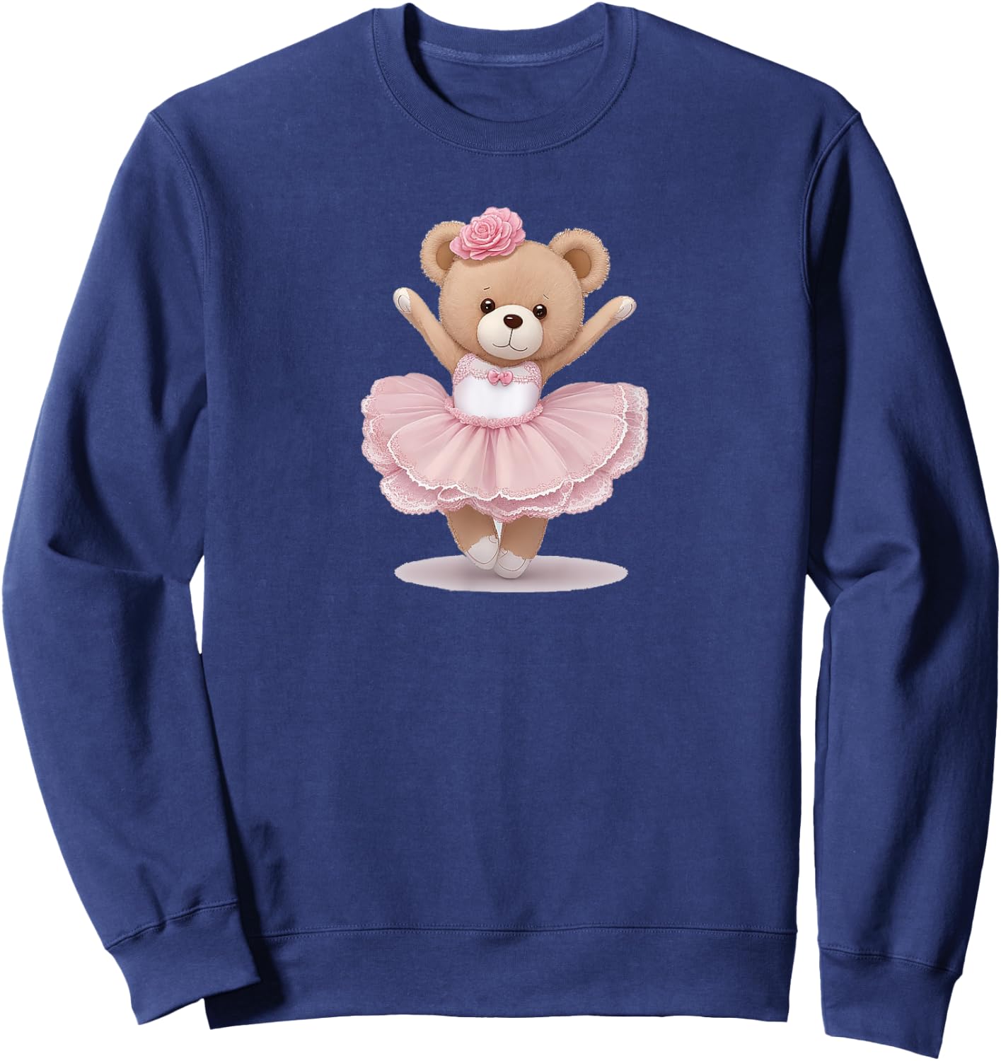Teddy Bear Ballerina Dancer Sweatshirt - Sweatshirt | Navy