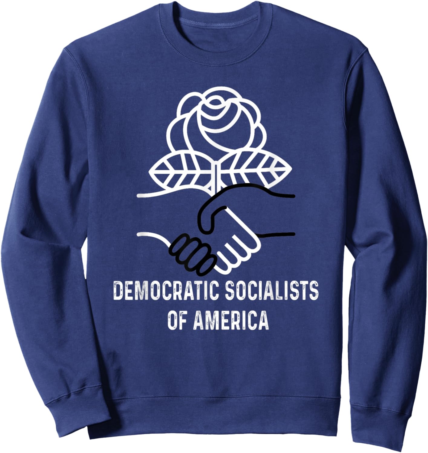 Democratic Socialists of America Sweatshirt - Sweatshirt | Navy