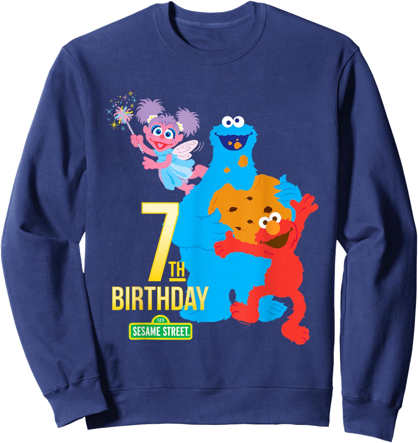 Sesame Street 7th Birthday Sweatshirt - Sweatshirt | Navy