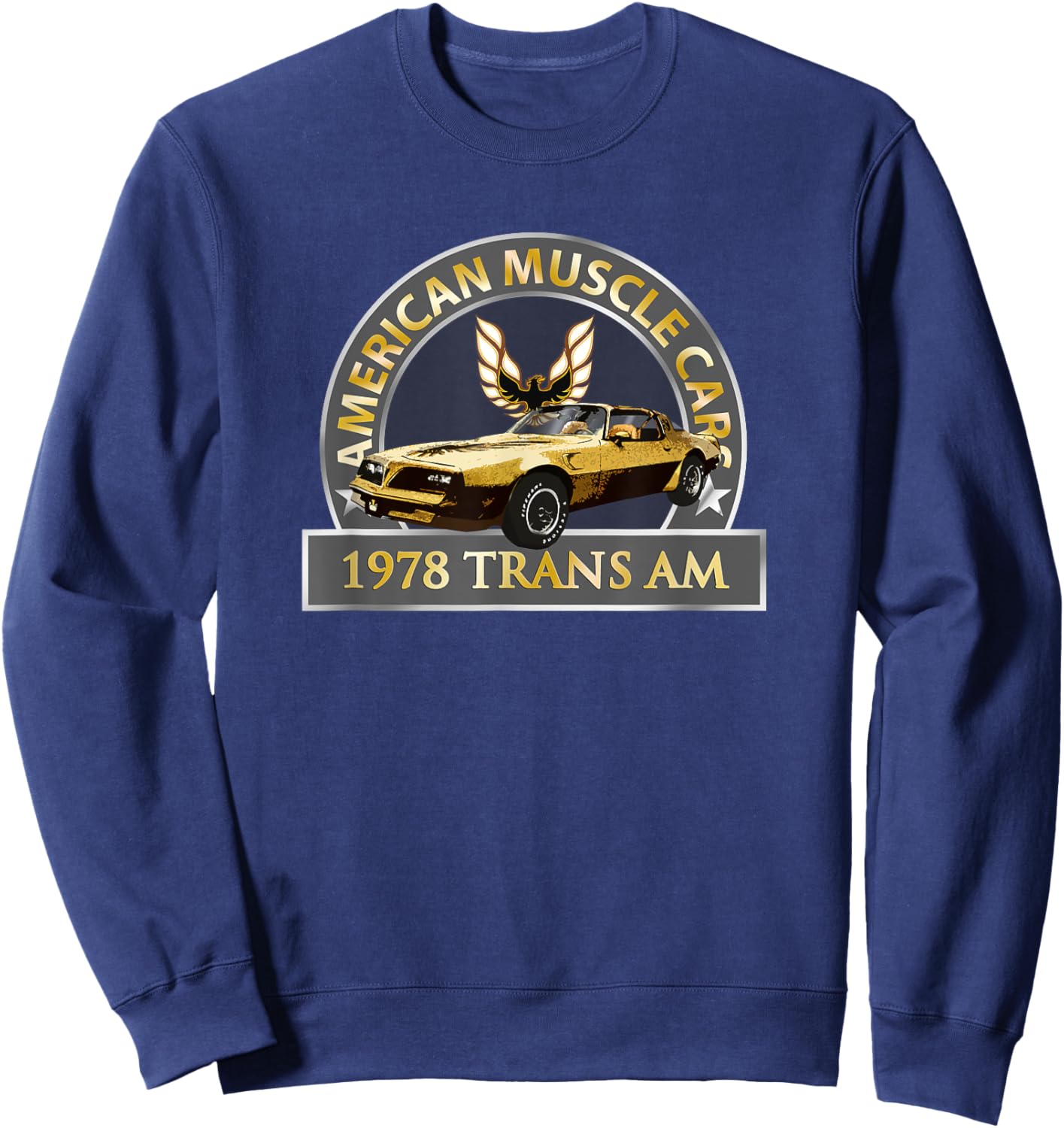 Vintage Classic 1978 Trans am, Muscle Cars, 1970s Cars Sweatshirt - Sweatshirt | Navy