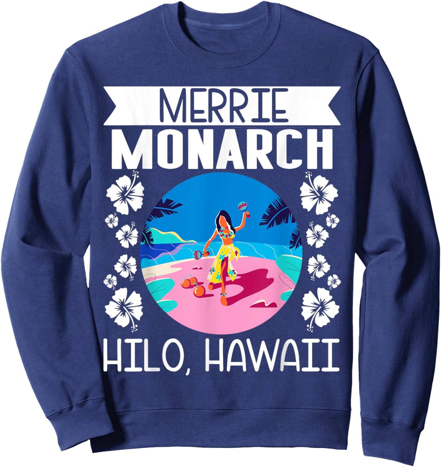 Islands Vintage Merrie Monarch Sweatshirt - Sweatshirt | Navy