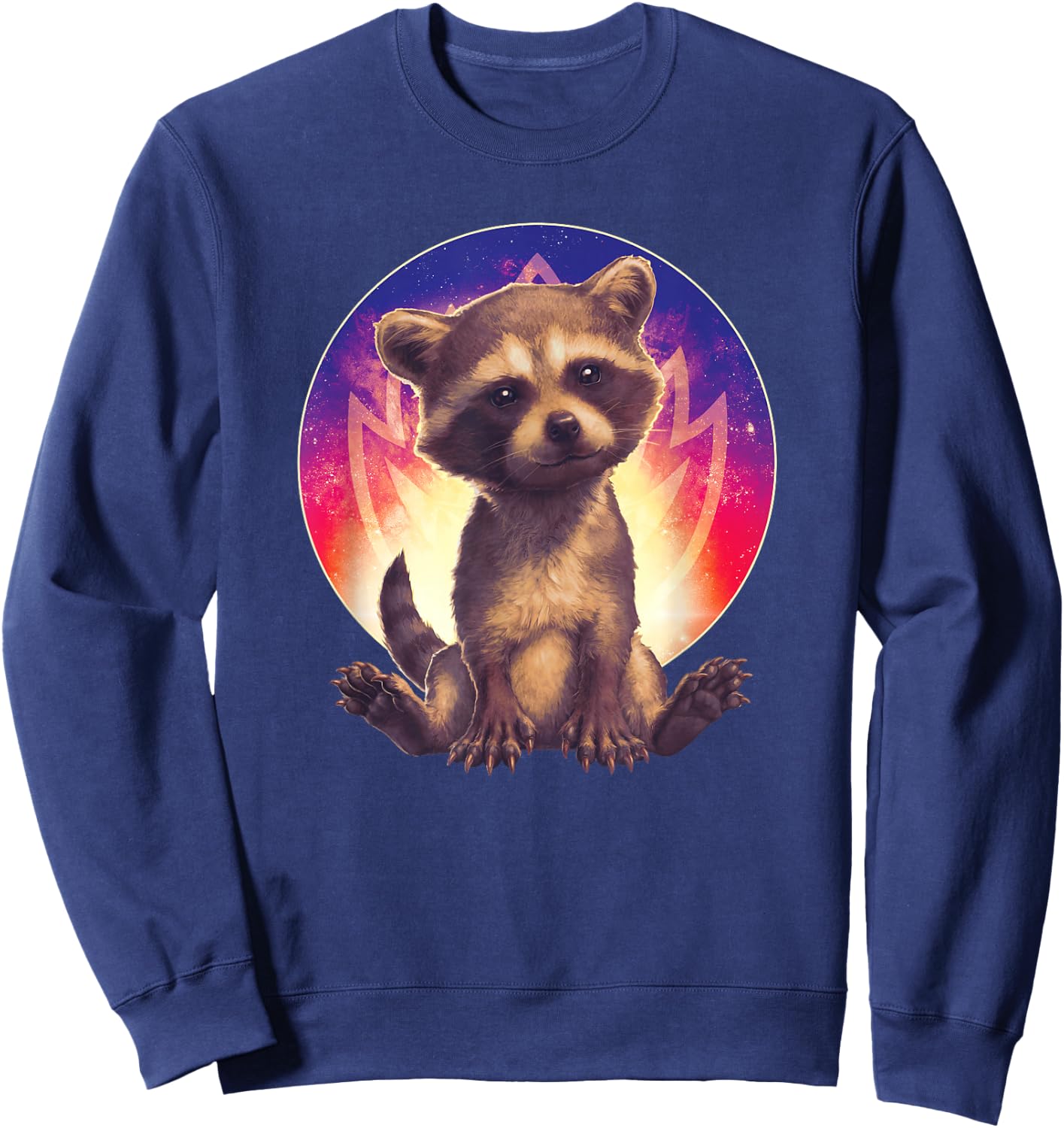 Marvel Guardians of The Galaxy Volume 3 Baby Rocket Raccoon Sweatshirt - Sweatshirt | Navy