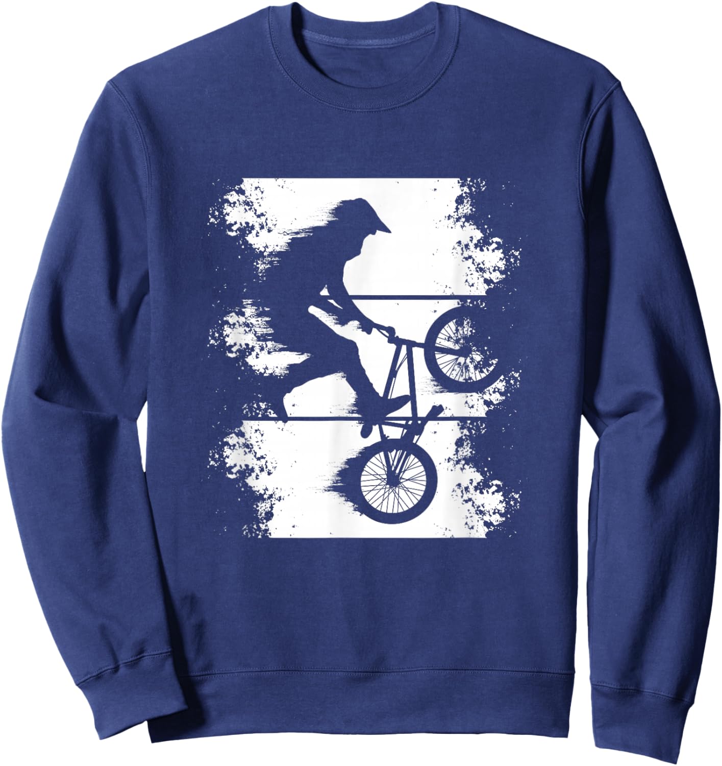 BMX Vintage Bike Fans Gift Boys Youth Bike BMX Sweatshirt - Sweatshirt | Navy