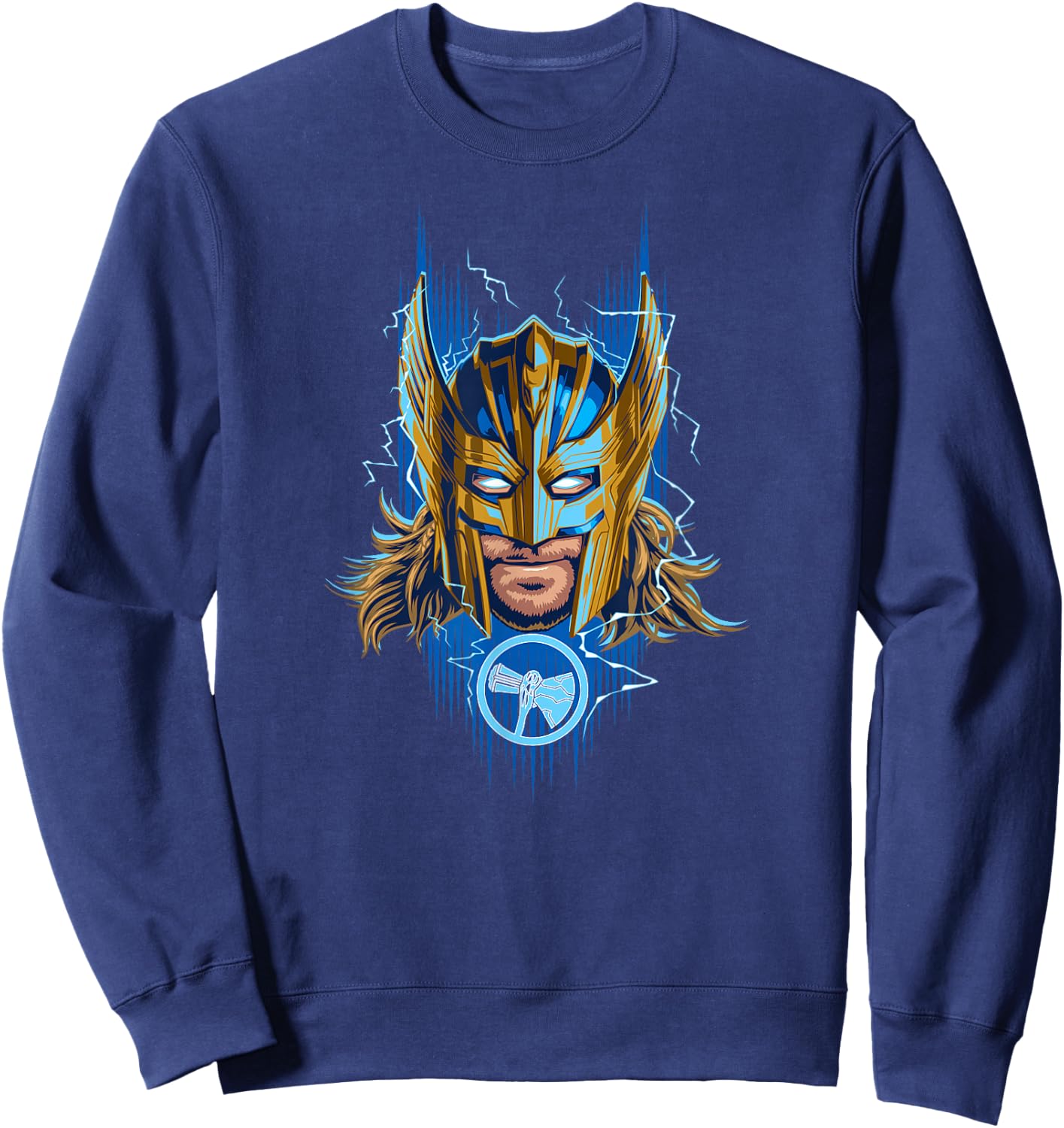 Marvel Thor: Love and Thunder Golden Armor Thor Sweatshirt - Sweatshirt | Navy