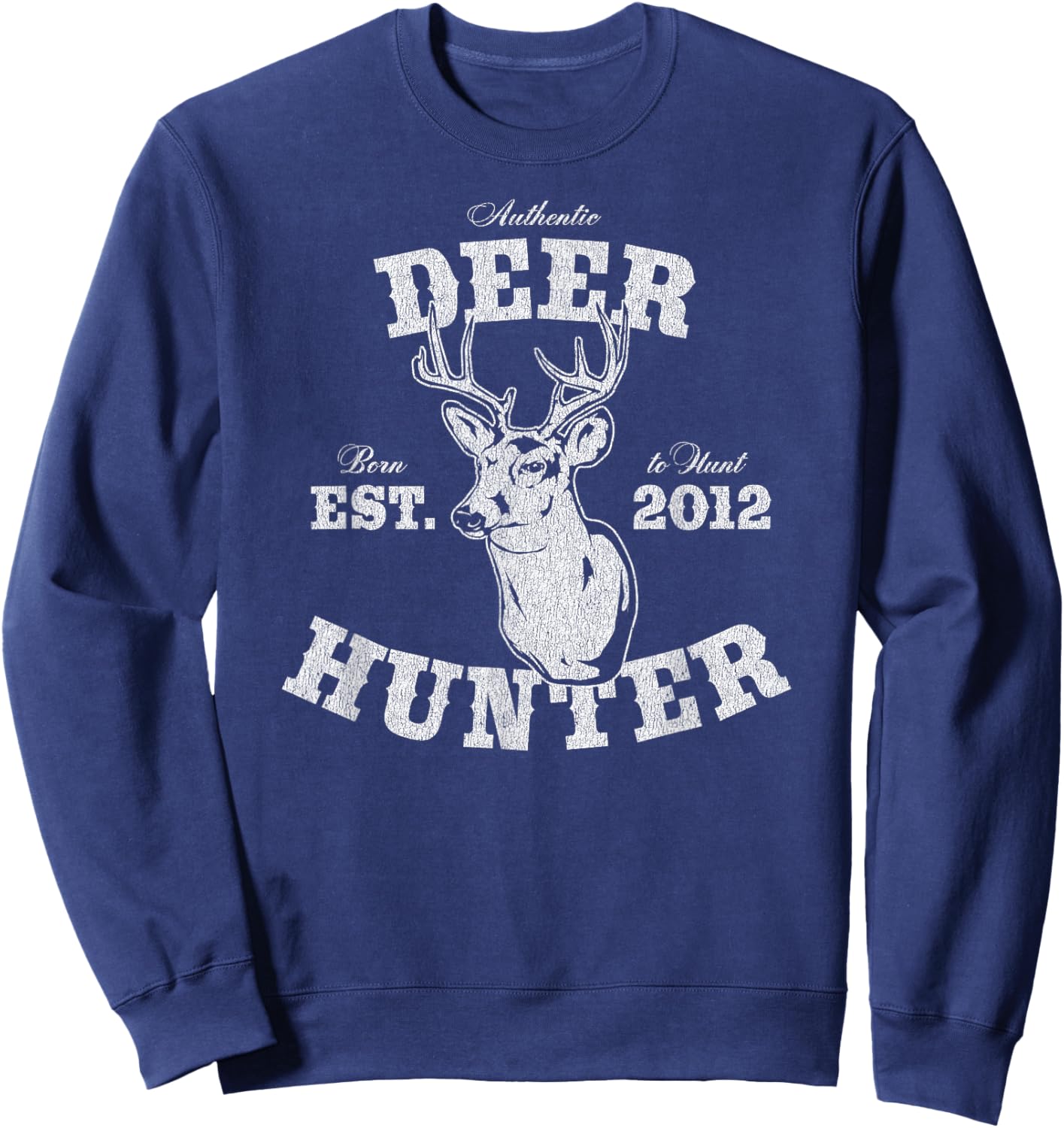 14 Year Old Deer Hunter Hunting 2012 14th Birthday Sweatshirt - Sweatshirt | Navy