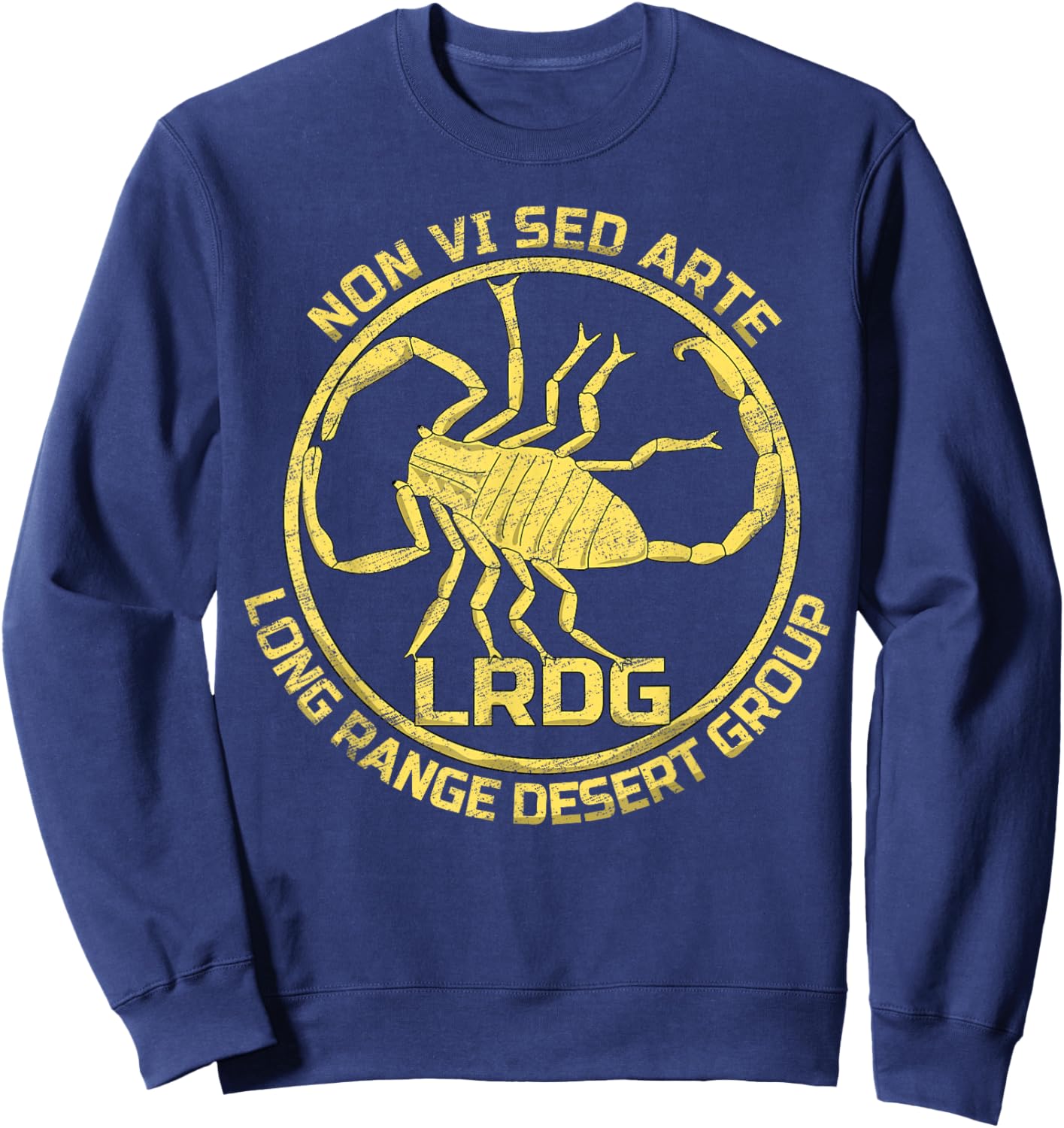 LRDG British Special Force Range Desert Group British WW2 Sweatshirt - Sweatshirt | Navy