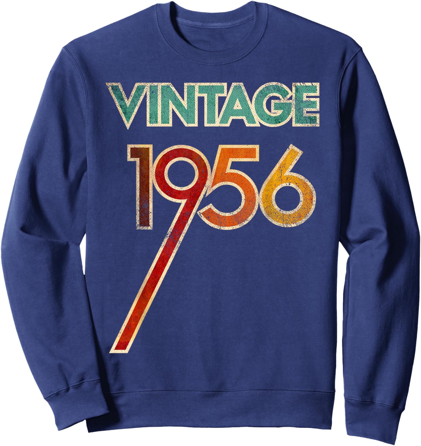 Vintage 1956 65th Birthday Outfit Women 65 Years Old Sweatshirt - Sweatshirt | Navy