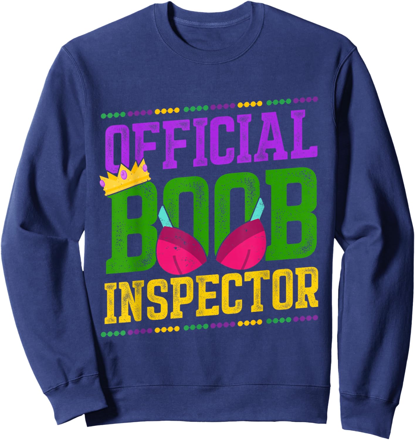 Official Boob Inspector Sweatshirt - Sweatshirt | Navy