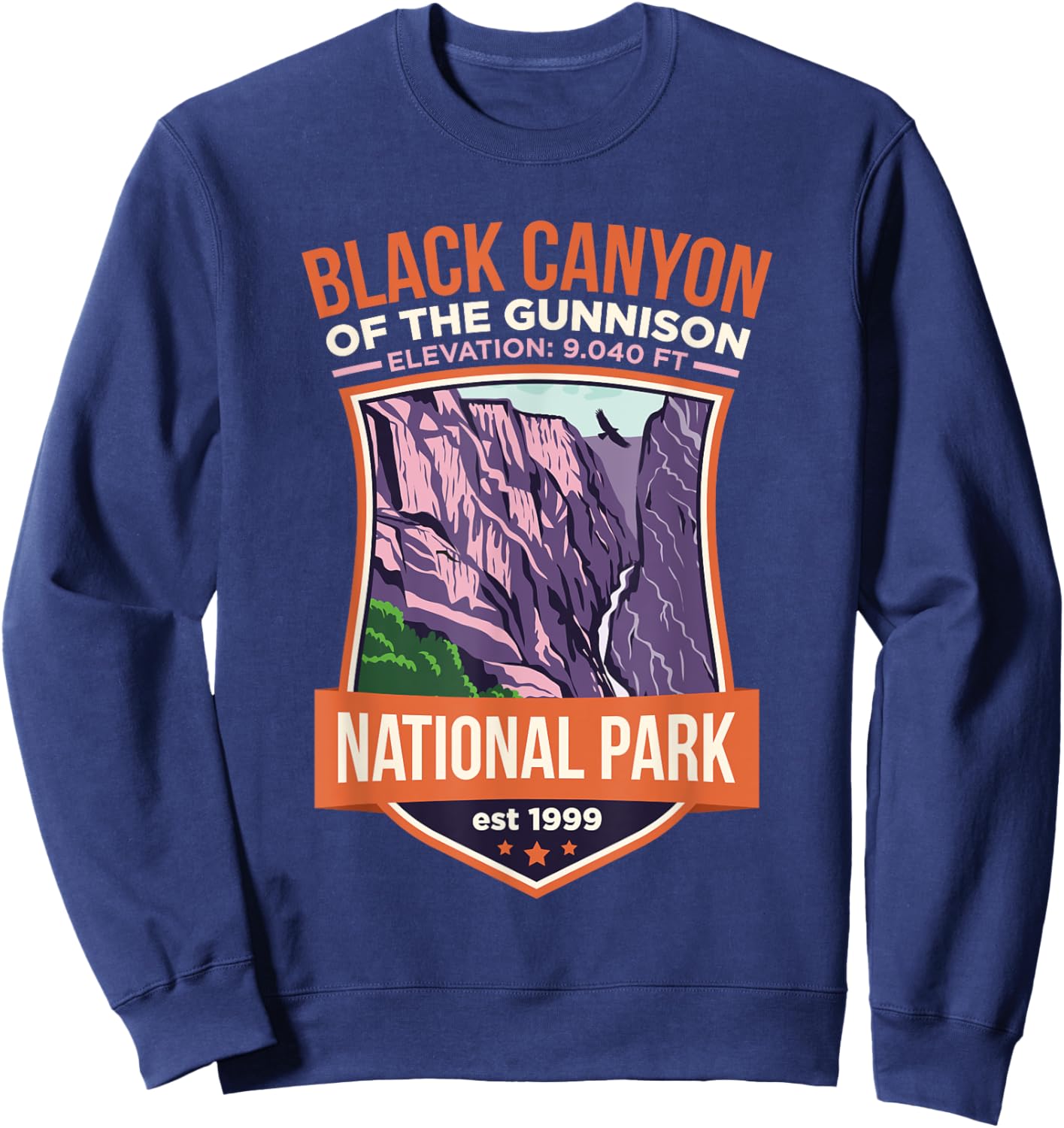 Black Canyon of the Gunnison National Park US Colorado Sweatshirt - Sweatshirt | Navy