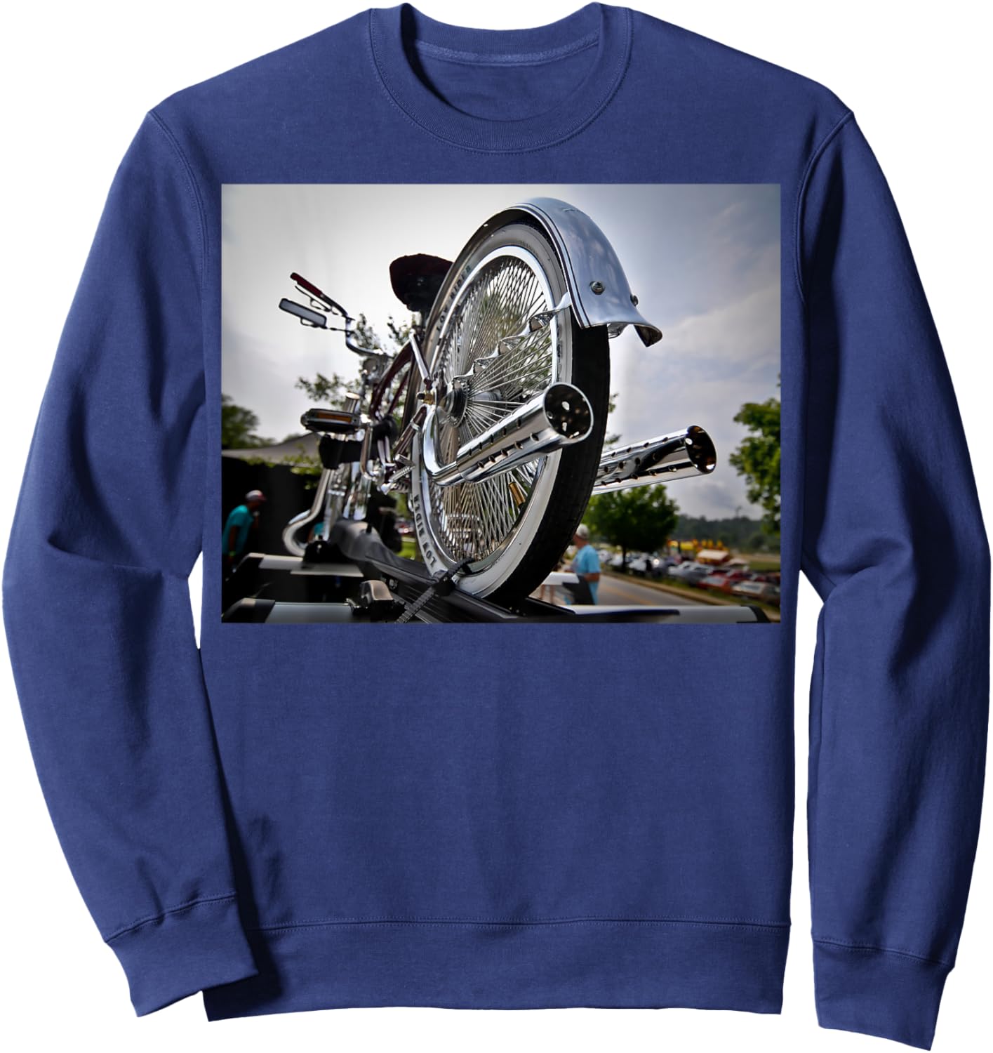 Lowrider Bike Sweatshirt - Sweatshirt | Navy