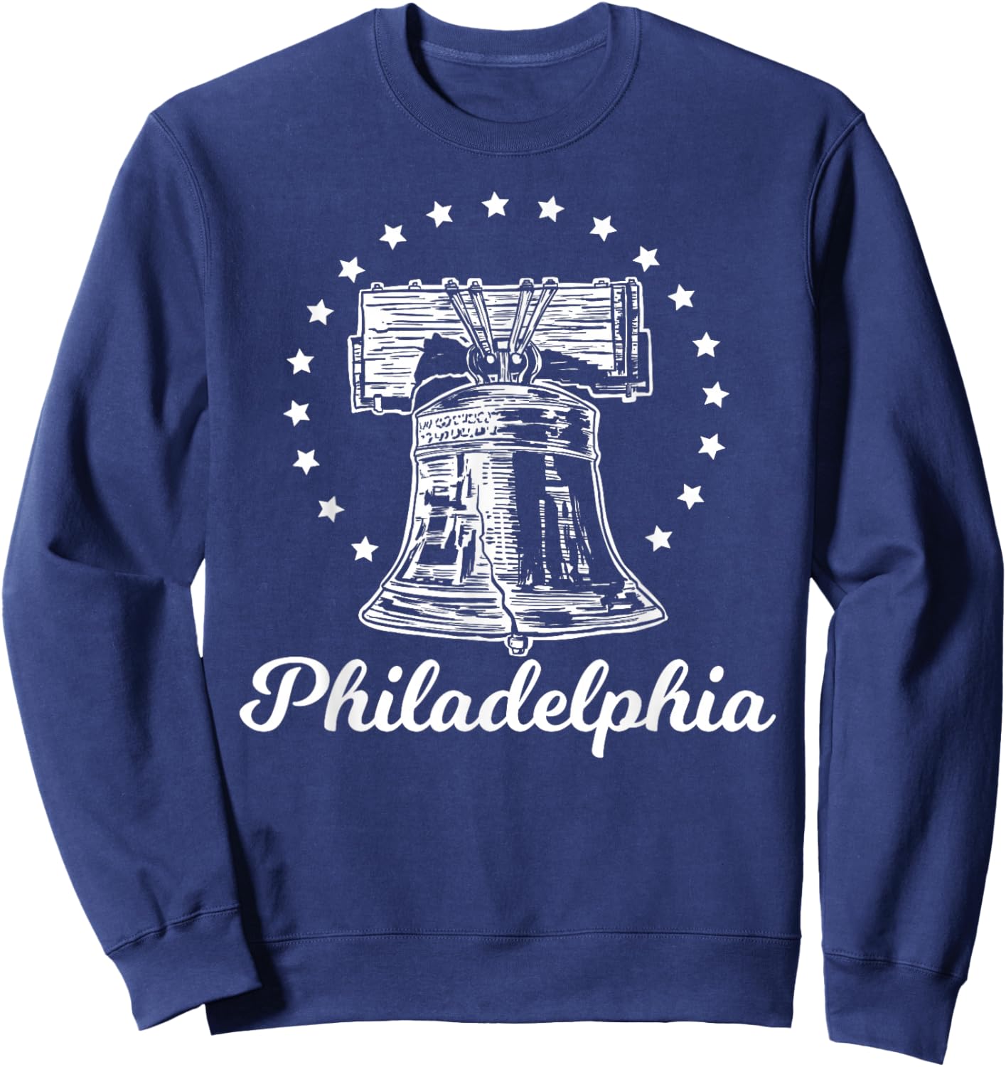 Philadelphia Novelty Liberty Bell Small Sweatshirt - Sweatshirt | Navy