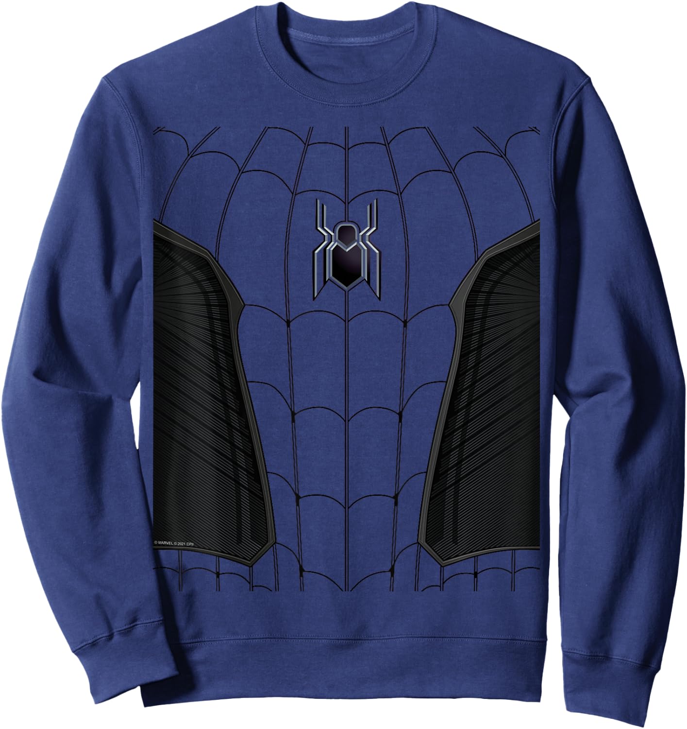 Marvel Spider-Man: No Way Home Spidey Suit Costume Sweatshirt - Sweatshirt | Navy