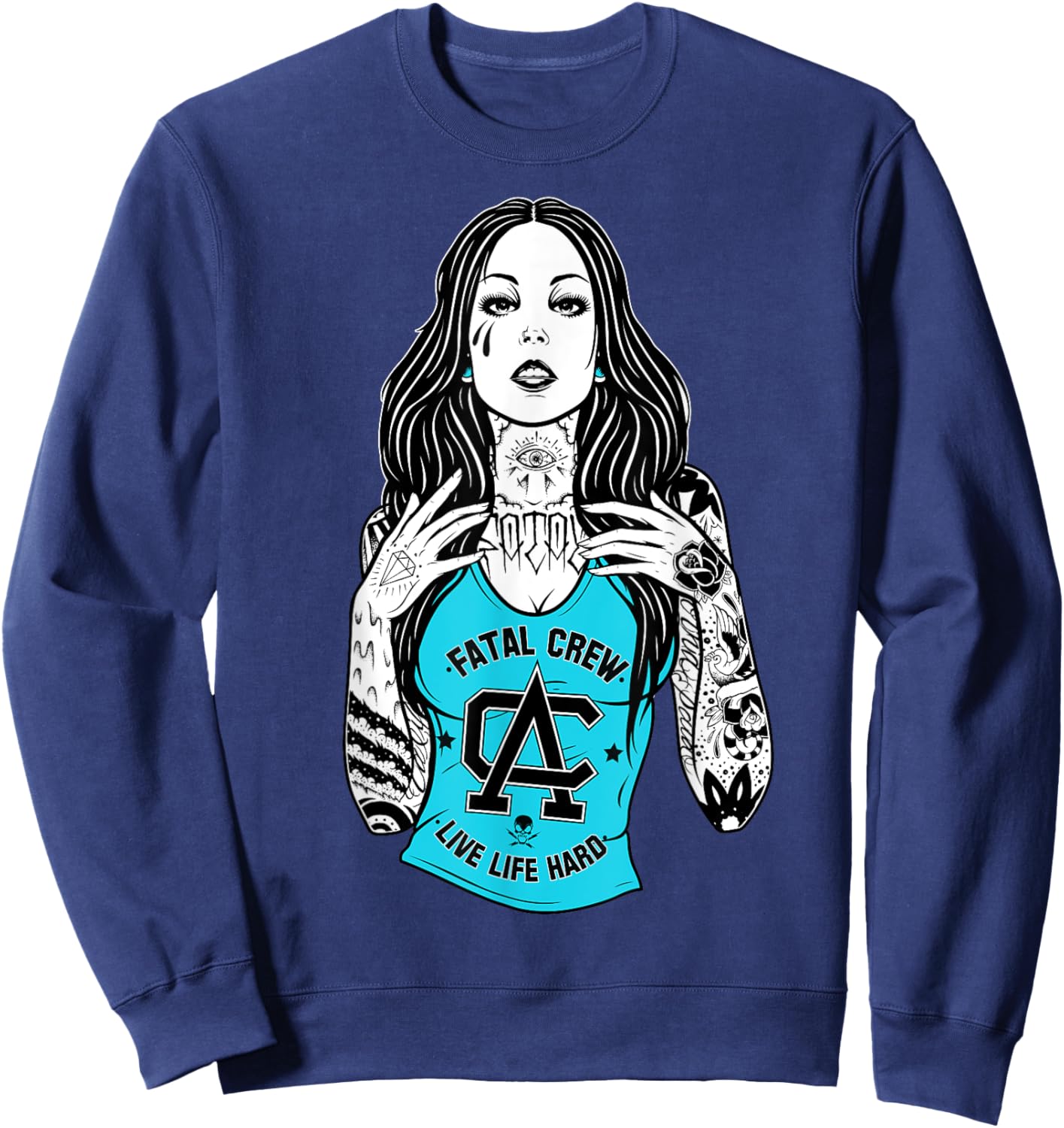 Up Front Sweatshirt - Sweatshirt | Navy
