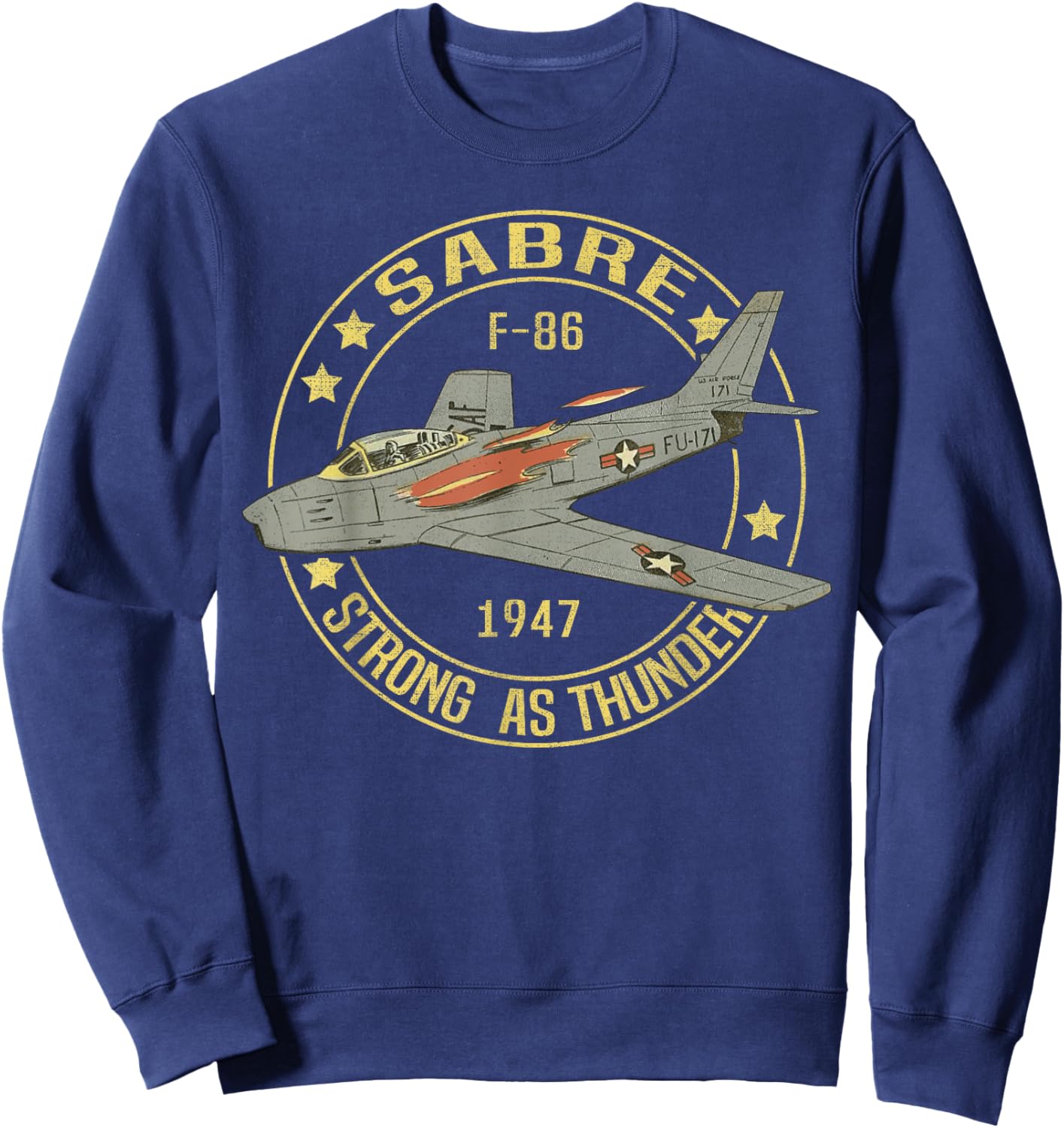 F-86 Sabre Jet F86 Sabrejet Sweatshirt - Sweatshirt | Navy