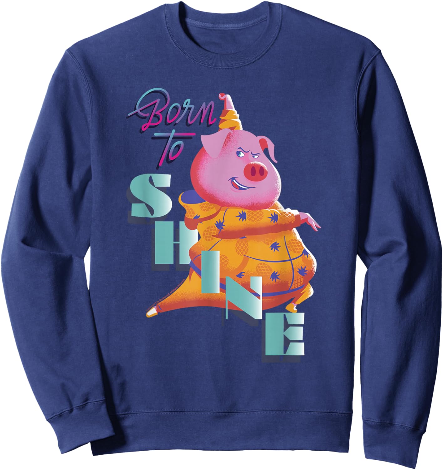 Sing 2 Gunter Born to Shine Sweatshirt - Sweatshirt | Navy