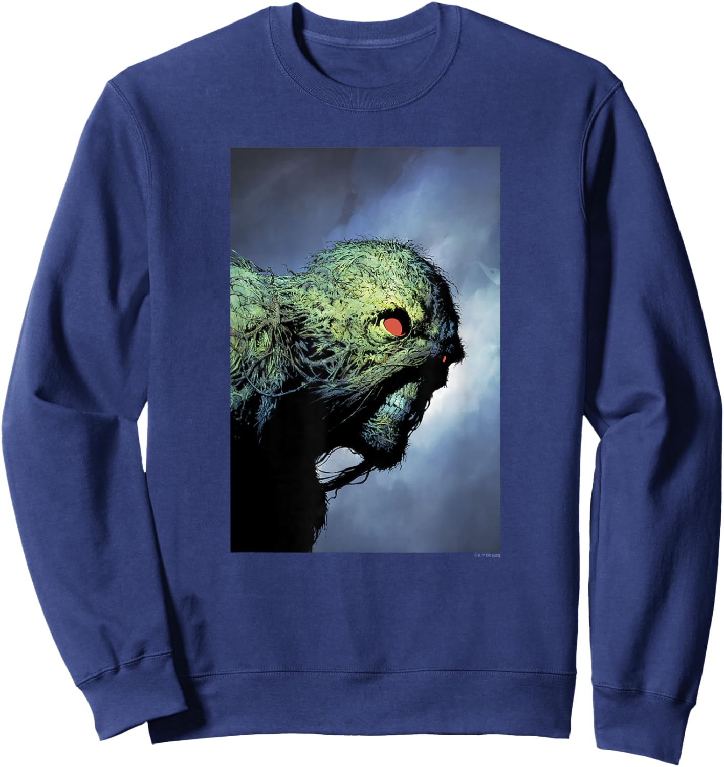 DC Comics Batman Swamp Thing Portrait Sweatshirt - Sweatshirt | Navy